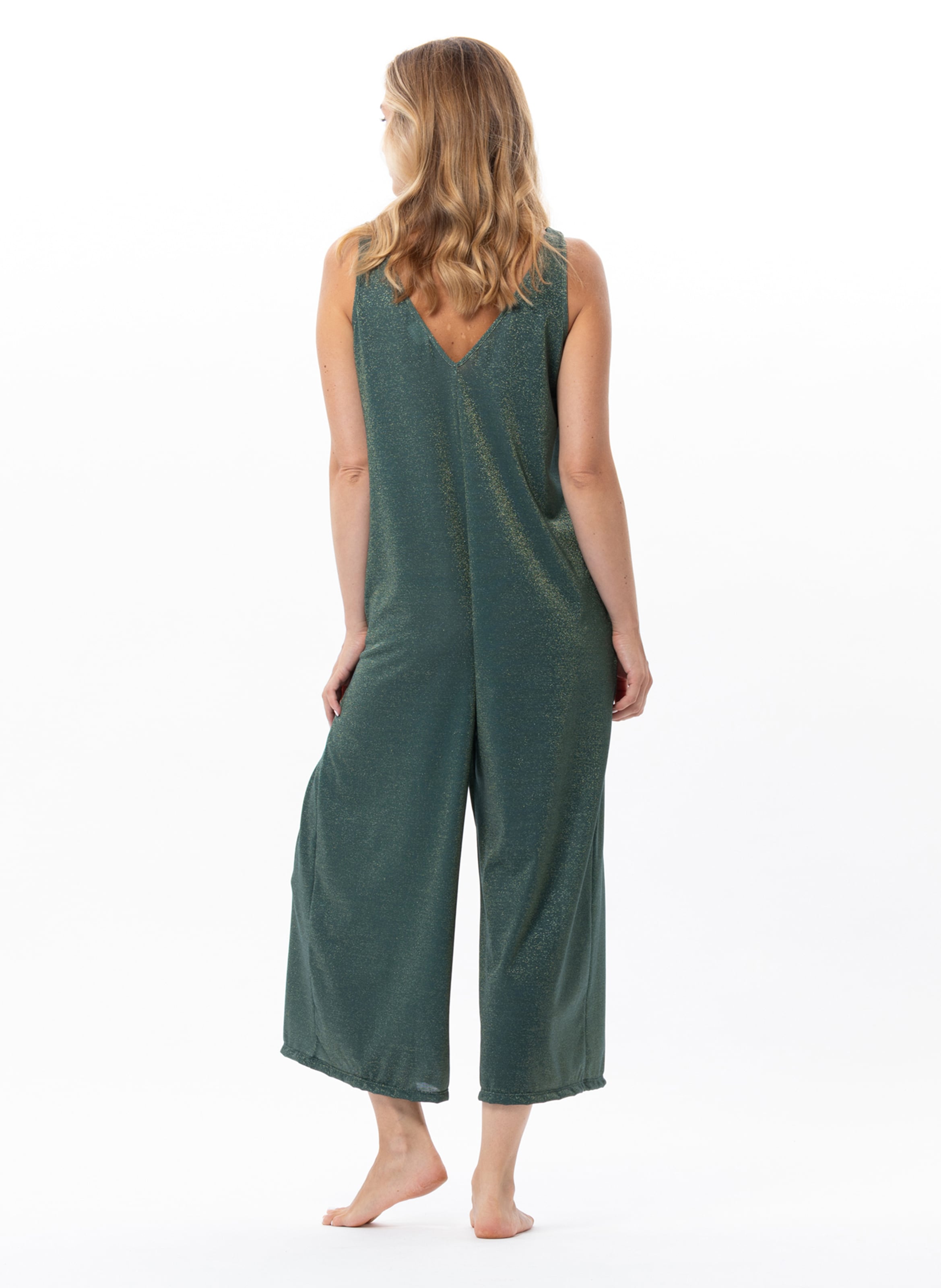 Combi pantalon en maille lurex coco 220 LE CHAT Vert