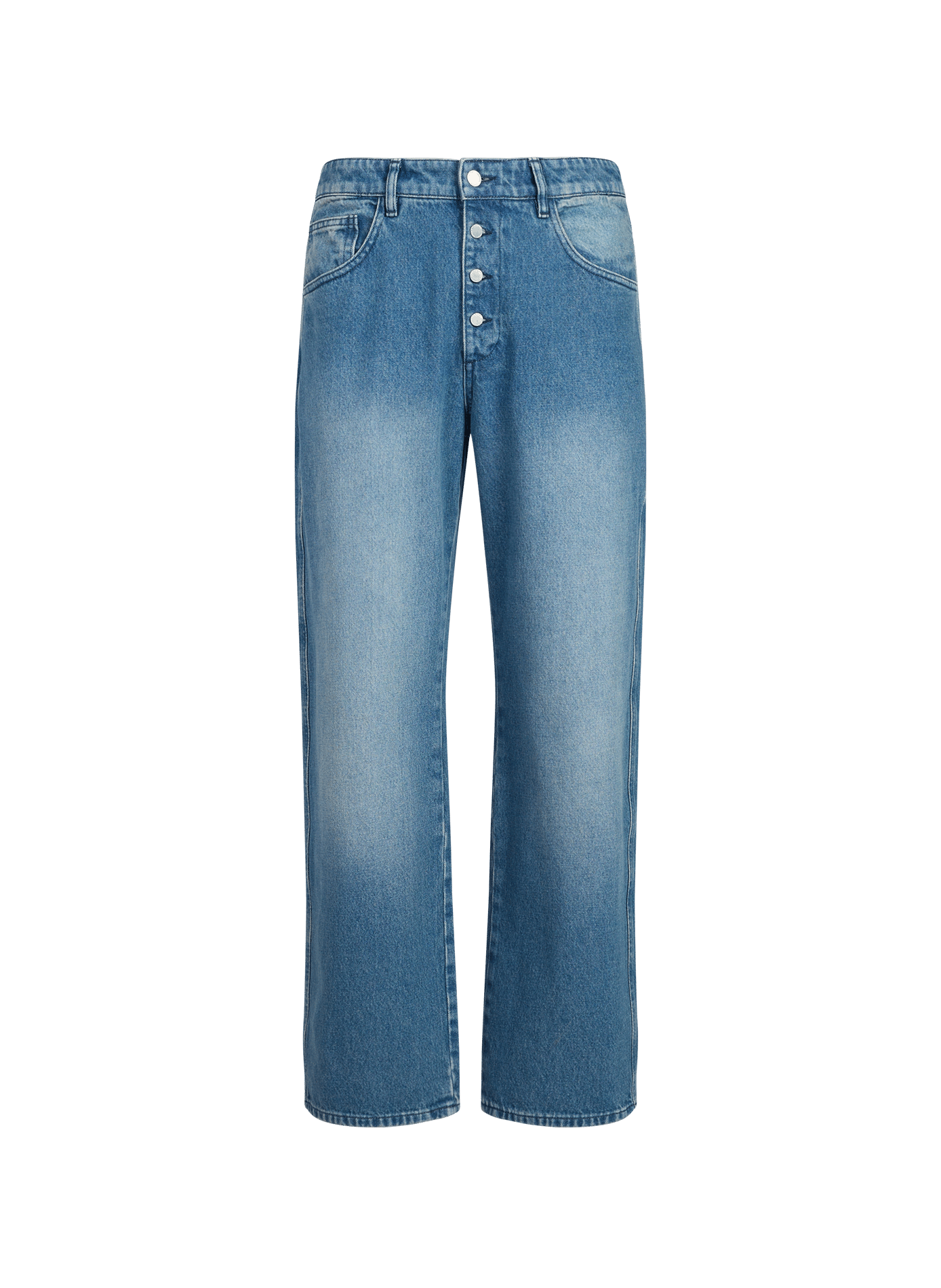 Wide-leg Cercs jeans in cotton denim CARRER Blue