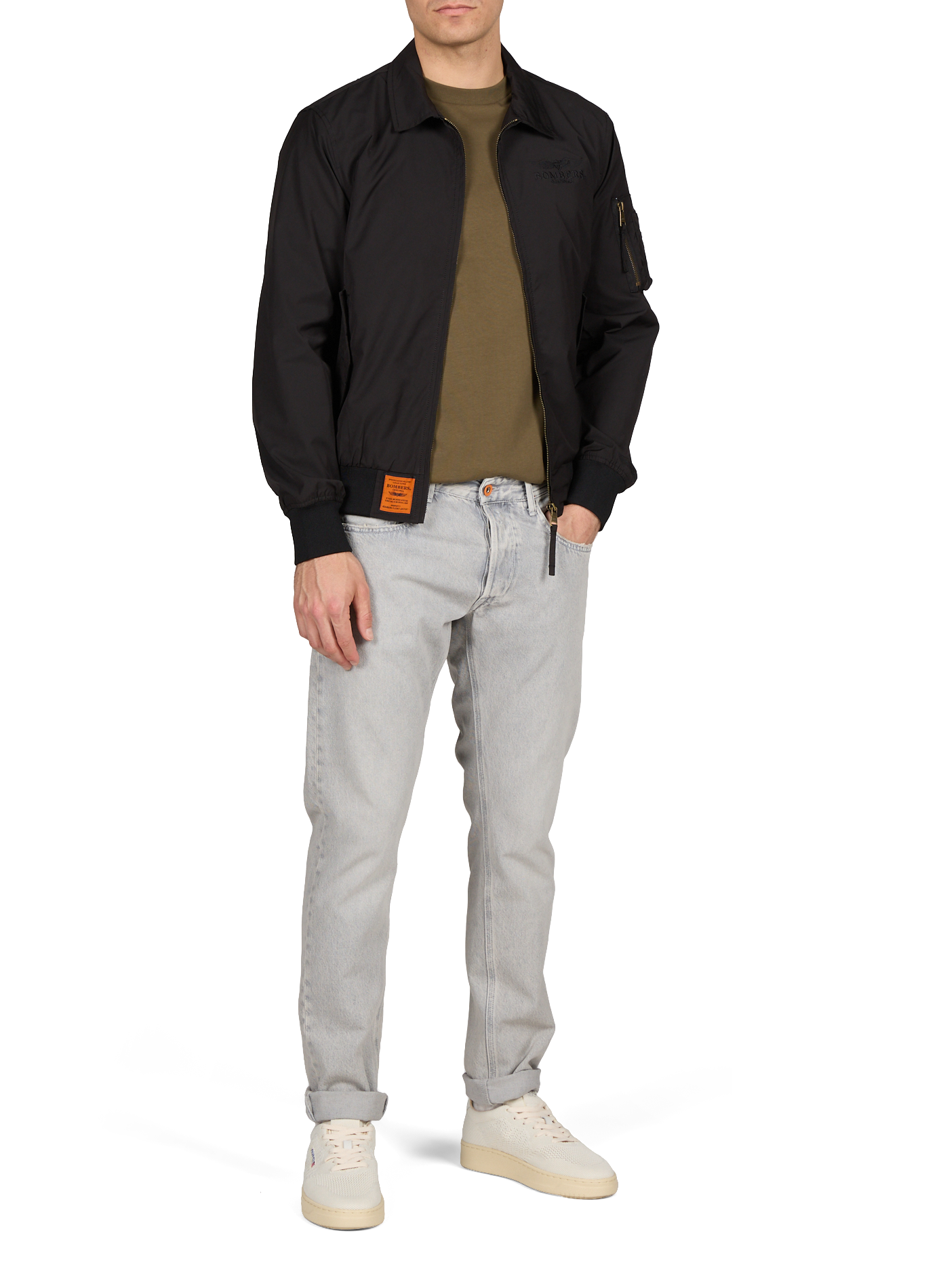 Cotton slim-fit jeans REPLAY Grey