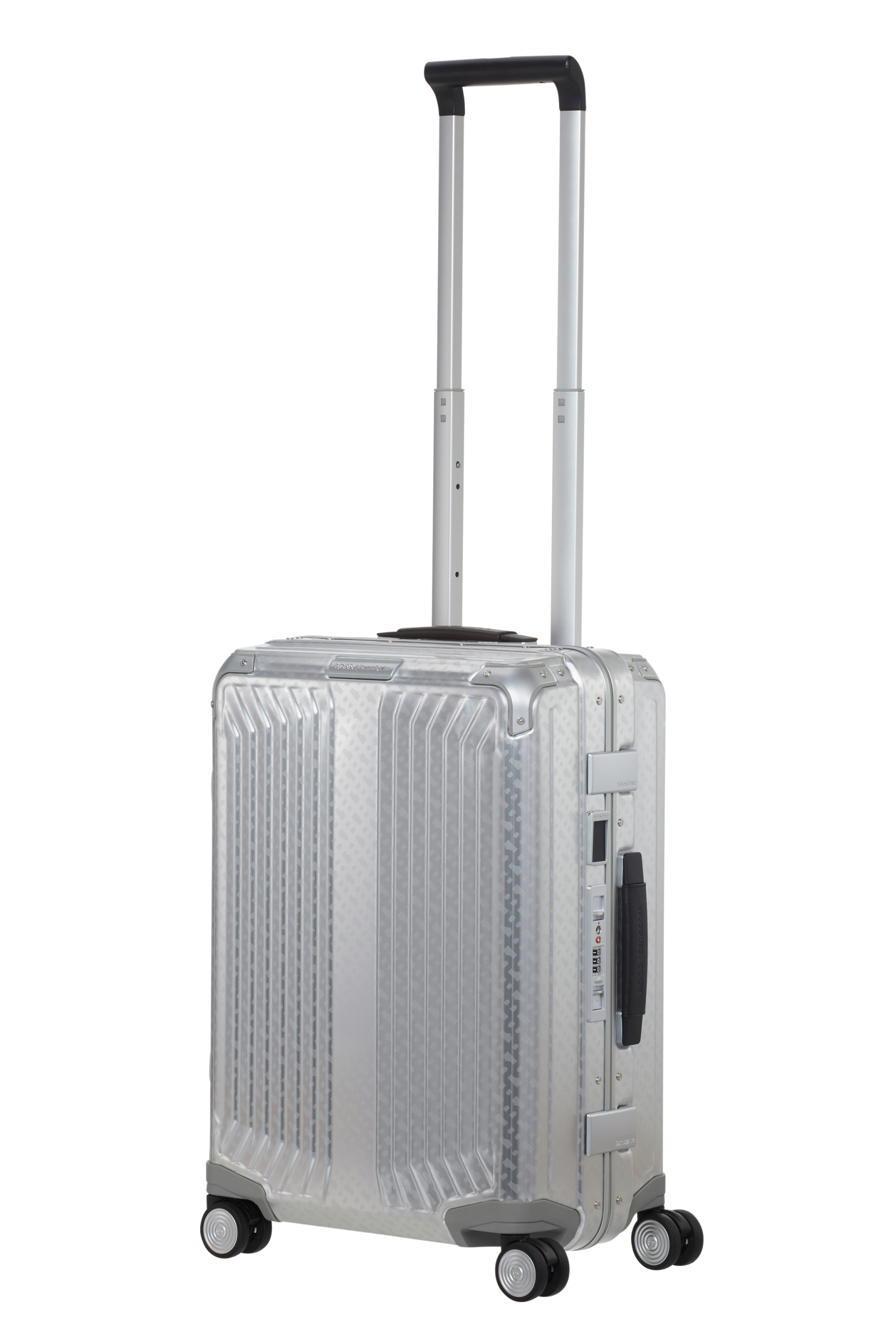 Lite-box alu / boss valise 4 roues taille s SAMSONITE Argent