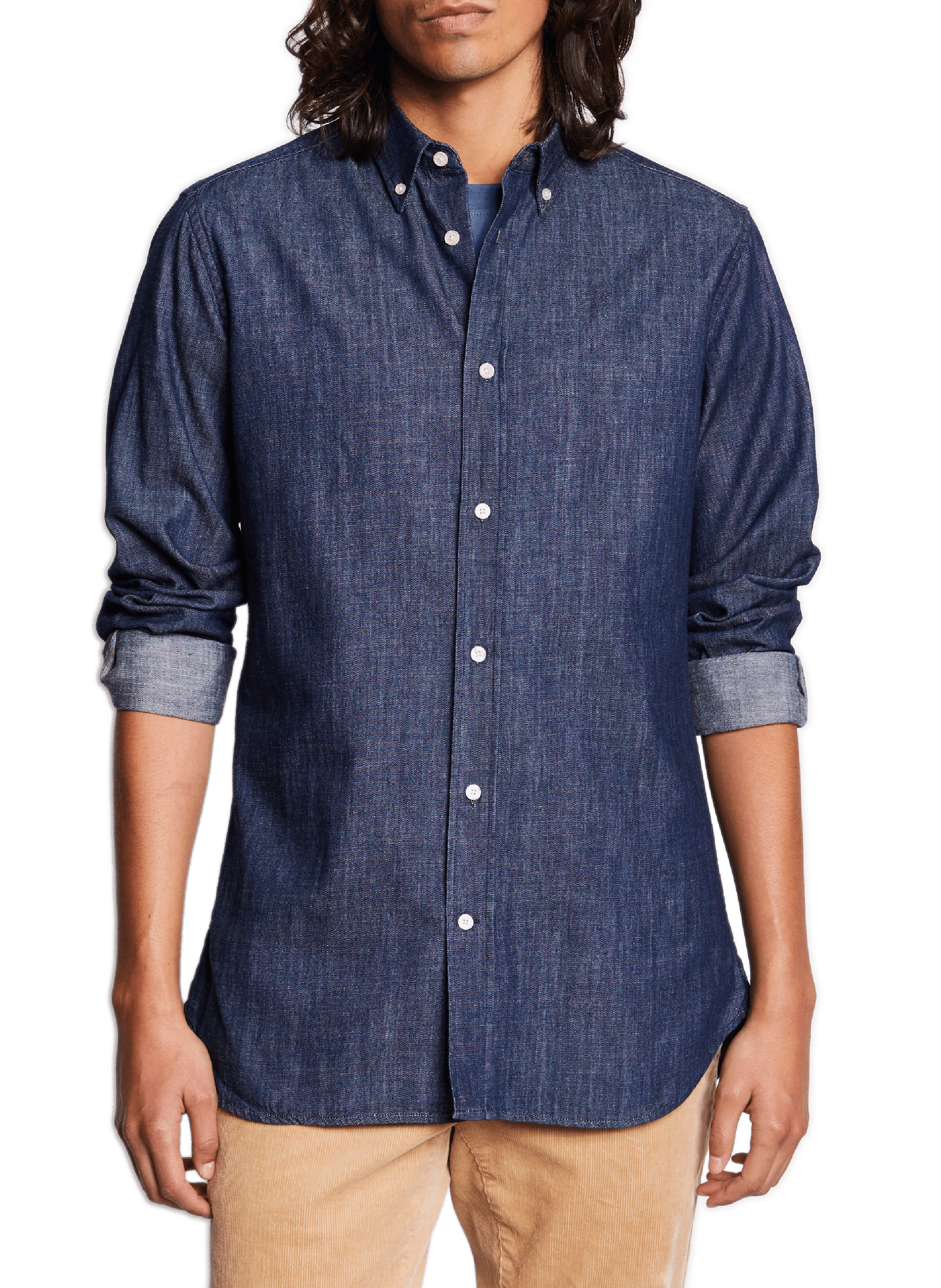 Chemise en jean AU PRINTEMPS PARIS Bleu