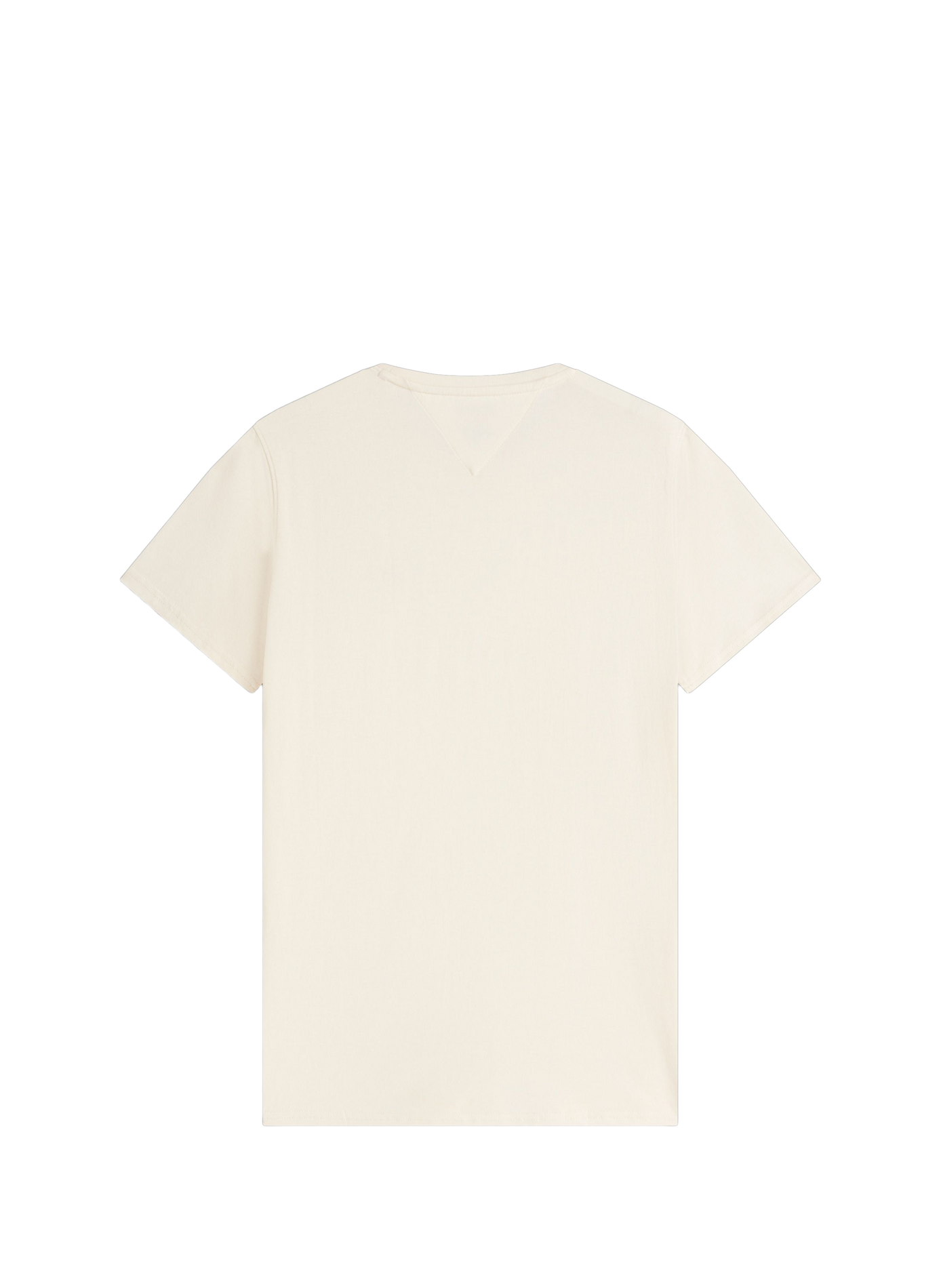 Straight-fit organic cotton T-shirt TOMMY HILFIGER Beige