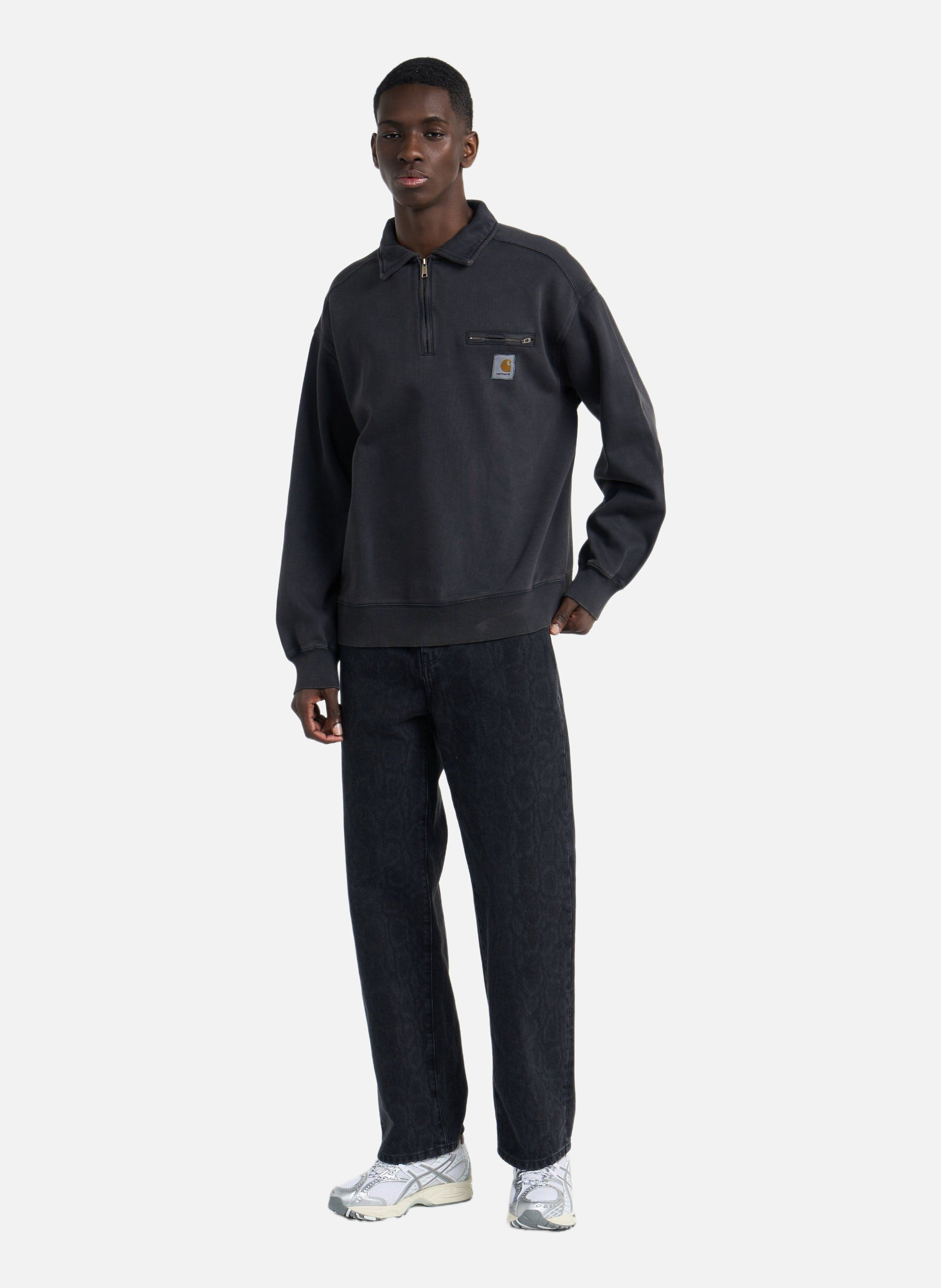 Sweat zippé half zip detroit sweat CARHARTT WIP Noir