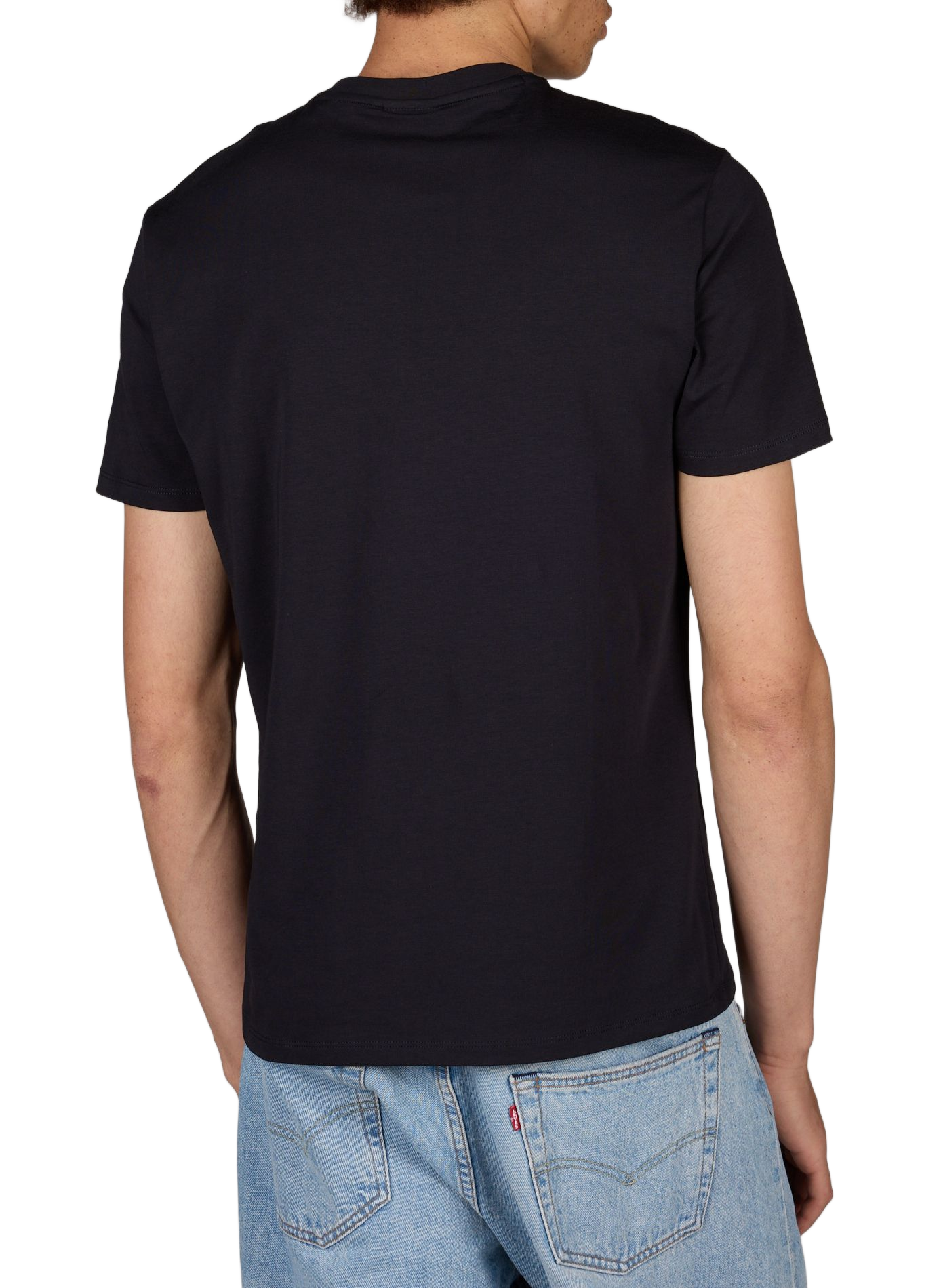 Katoenen T-shirt ARMANI EXCHANGE Blauw
