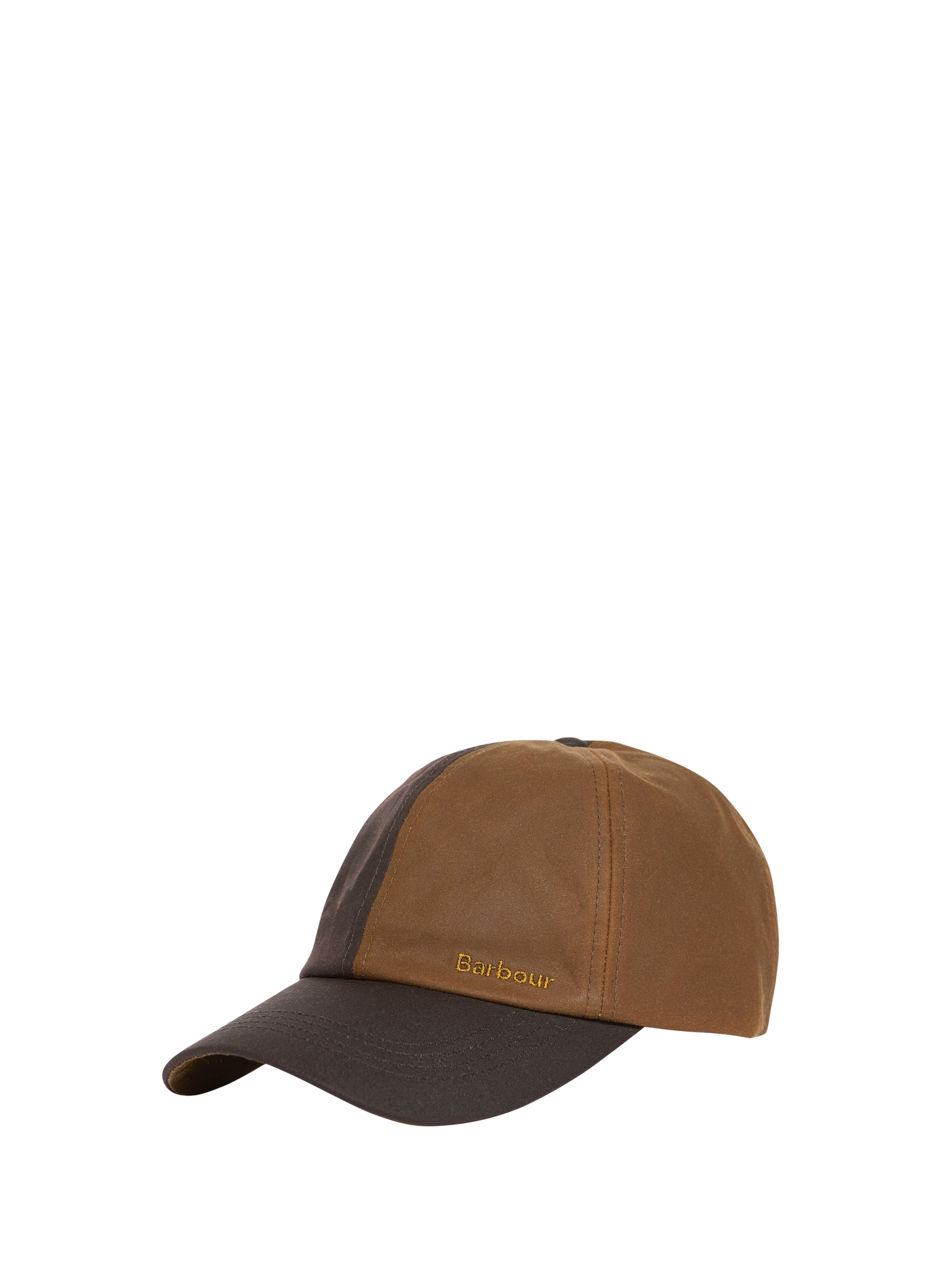 Casquette bicolore en coton BARBOUR Marron
