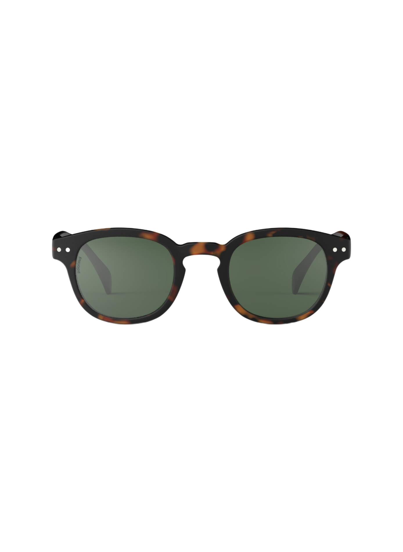 Round tie-dye sunglasses IZIPIZI Brown