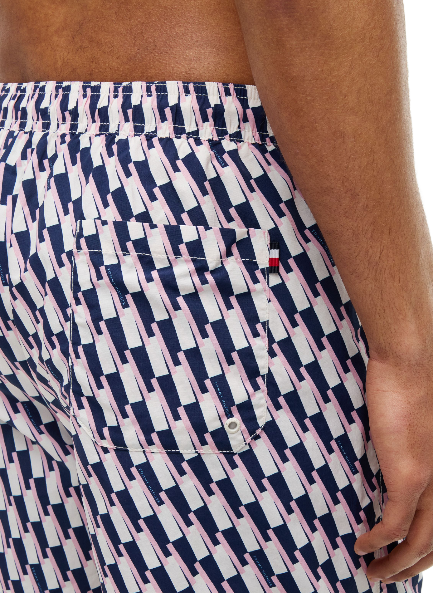  Printed swim shorts TOMMY HILFIGER Pink