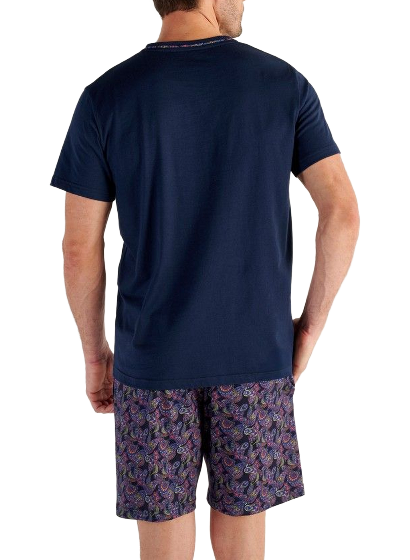 Printed cotton pajama set HOM Multicolour