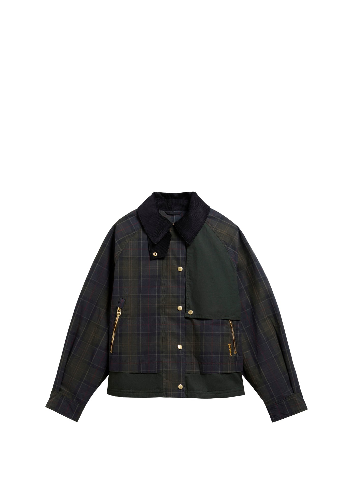 Jacke mit klassischem Baumwollkragen BARBOUR Mehrfarbig