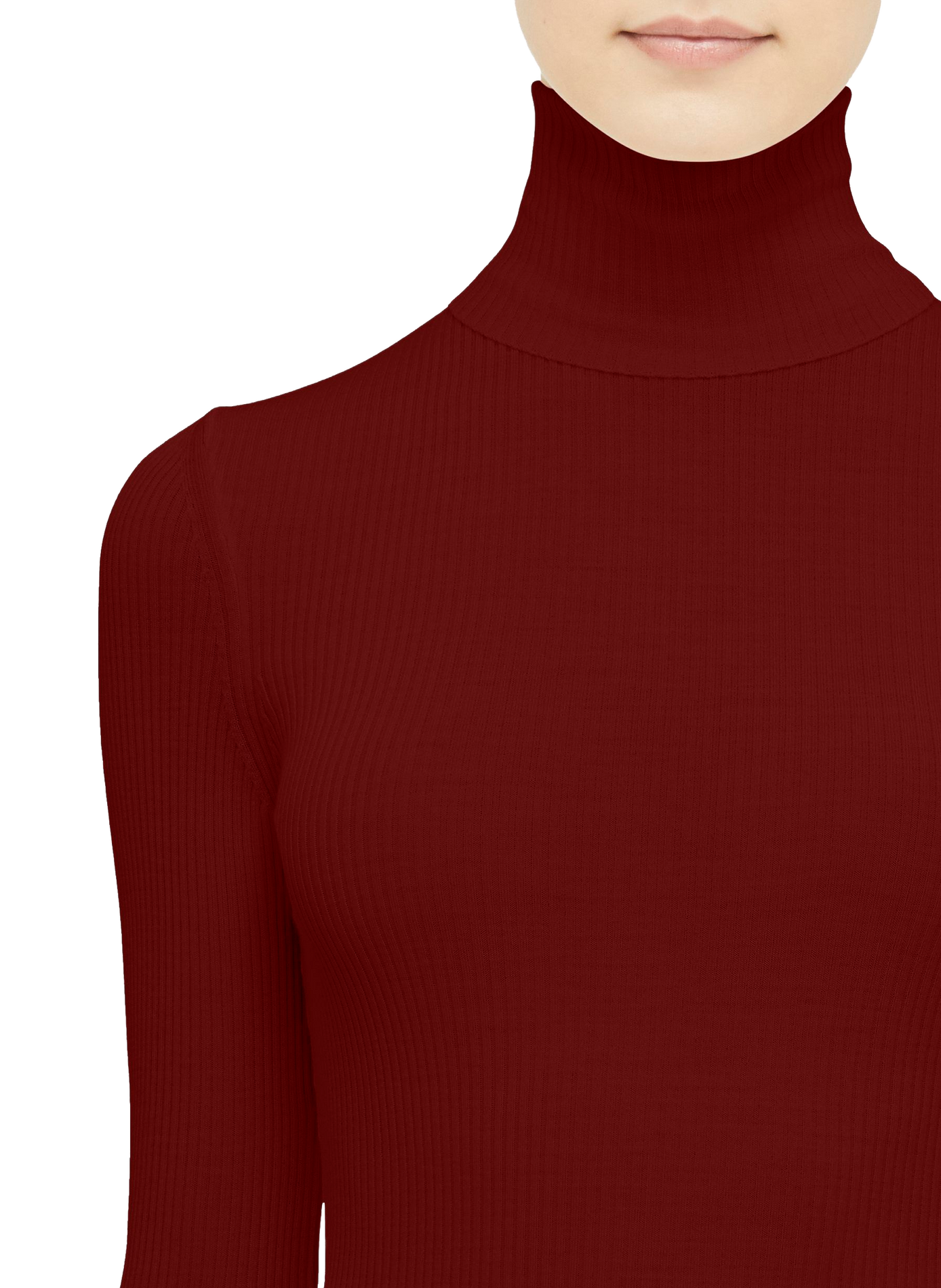 Wool high-neck jumper WOLFORD Red