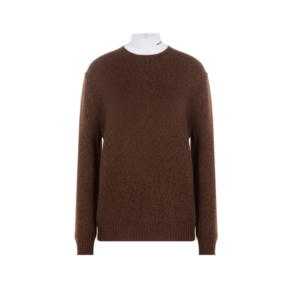 Pull en laine et cachemire mélangés