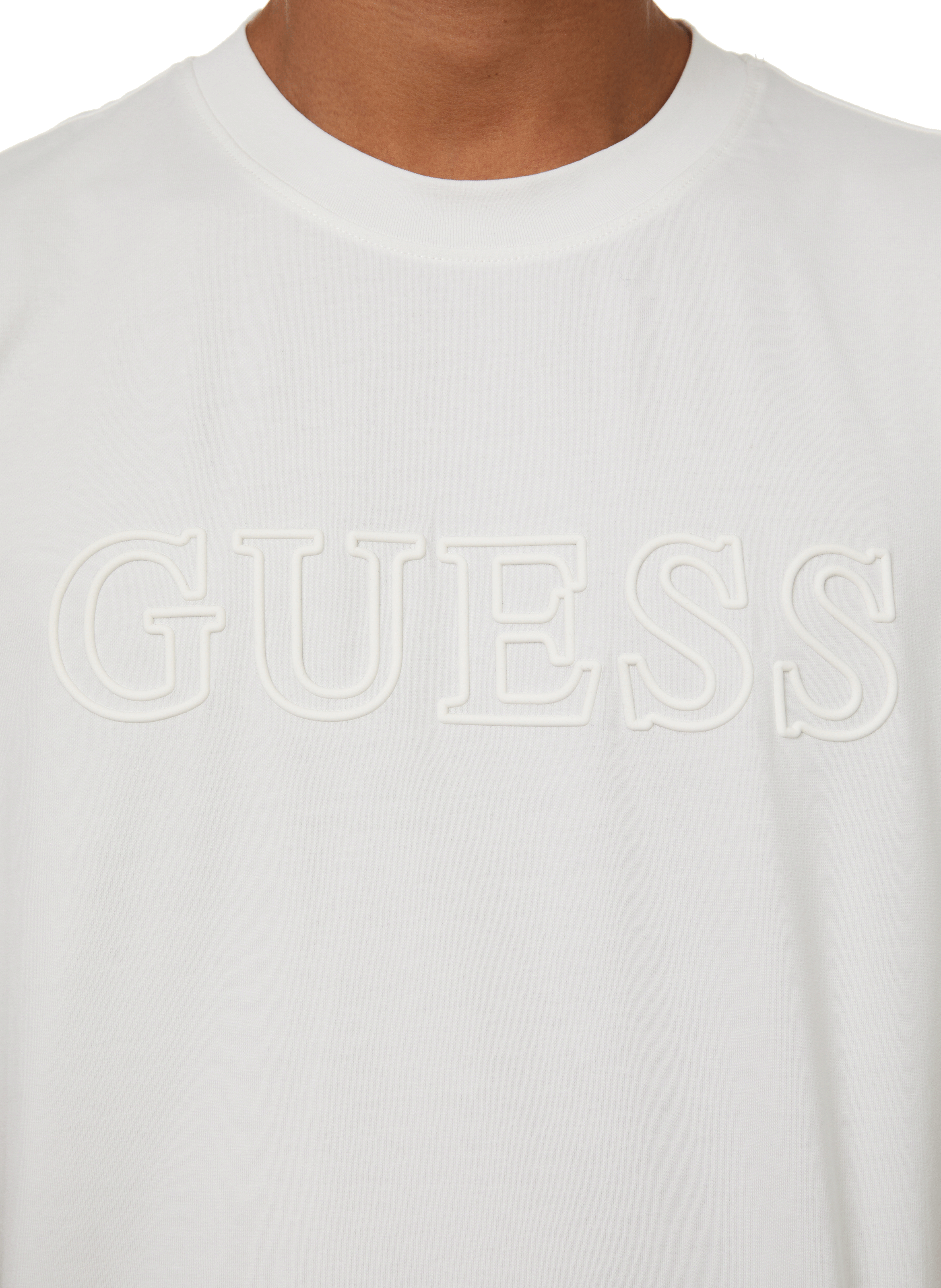 Tee-shirt en coton GUESS Beige