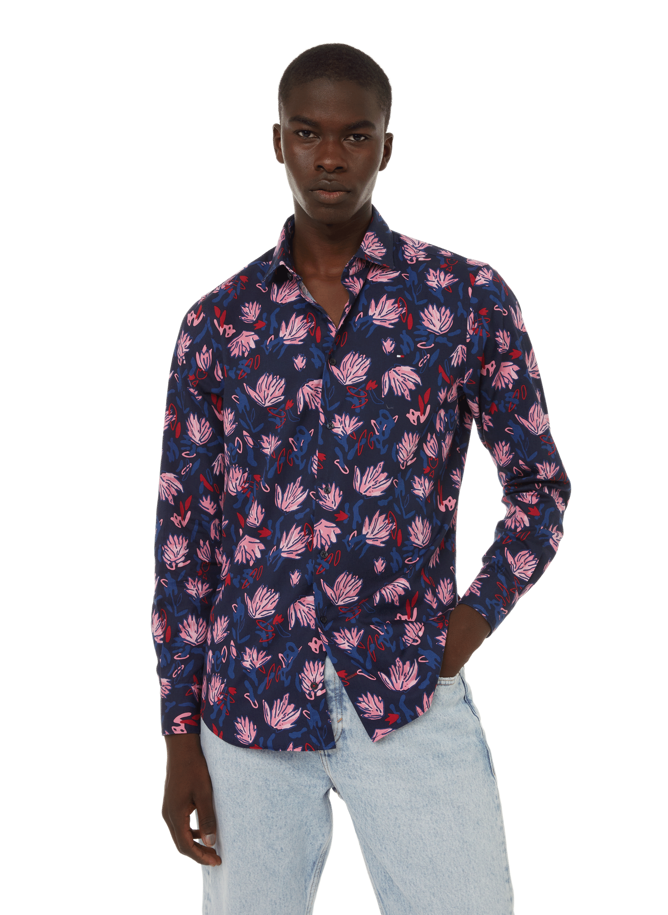 Chemise slim en coton