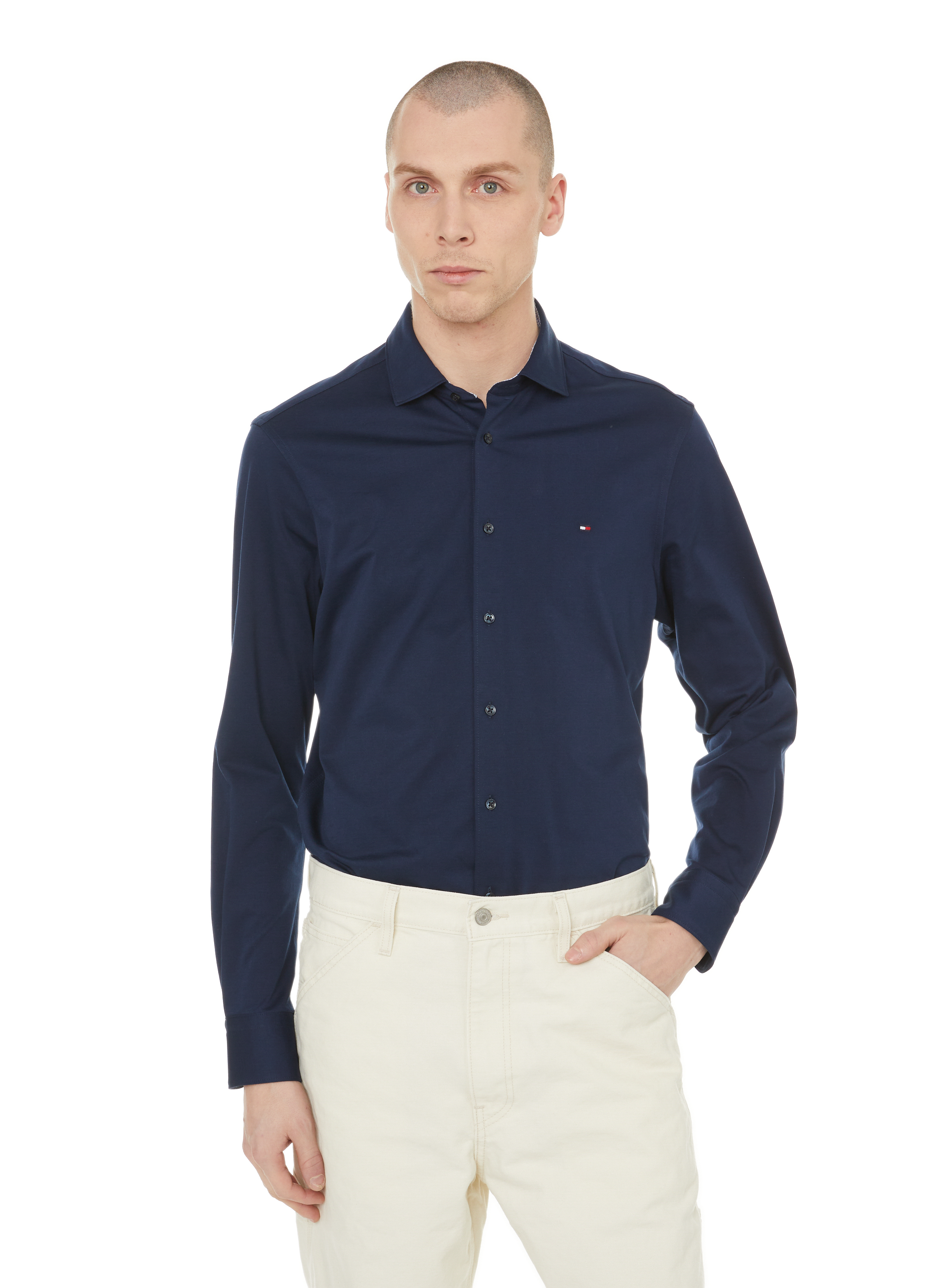 TOMMY HILFIGER Cotton shirt  Blue