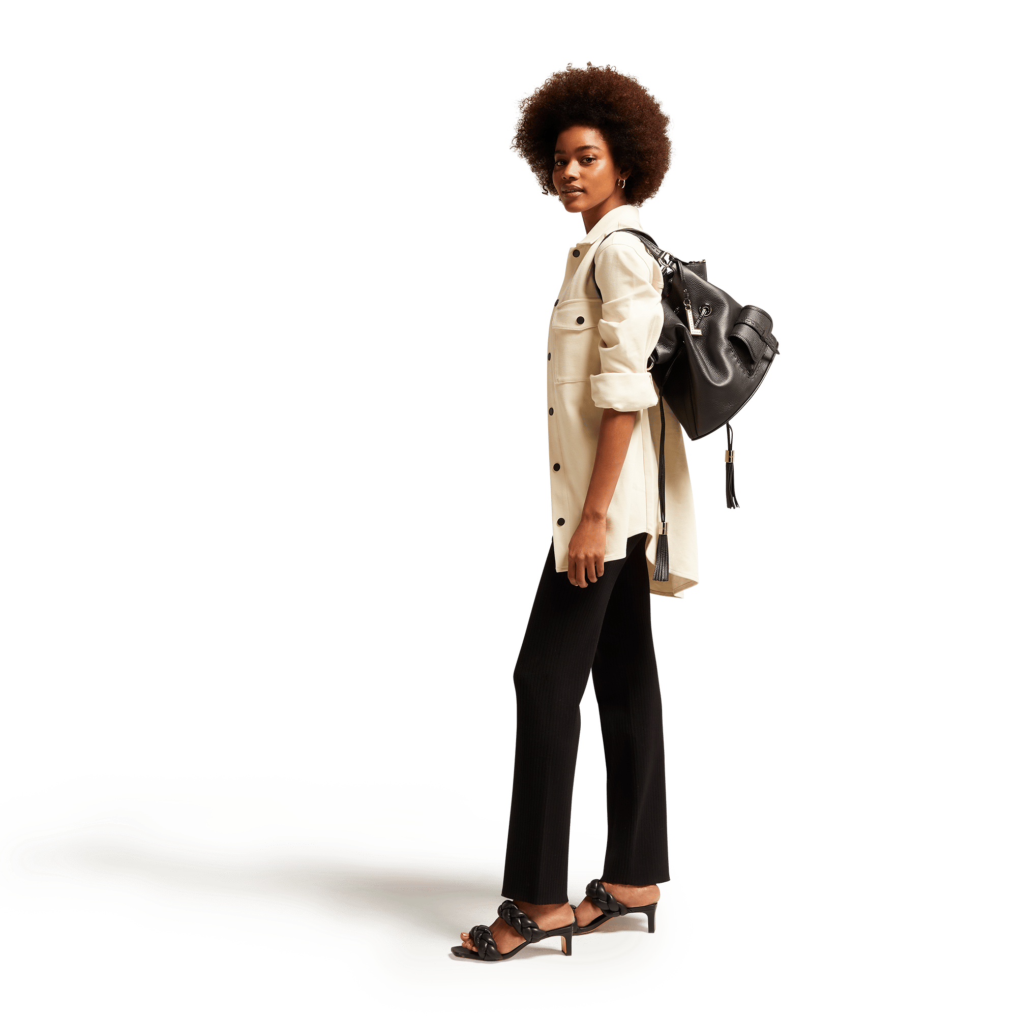 Sac seau m - premier flirt de lancel LANCEL Noir