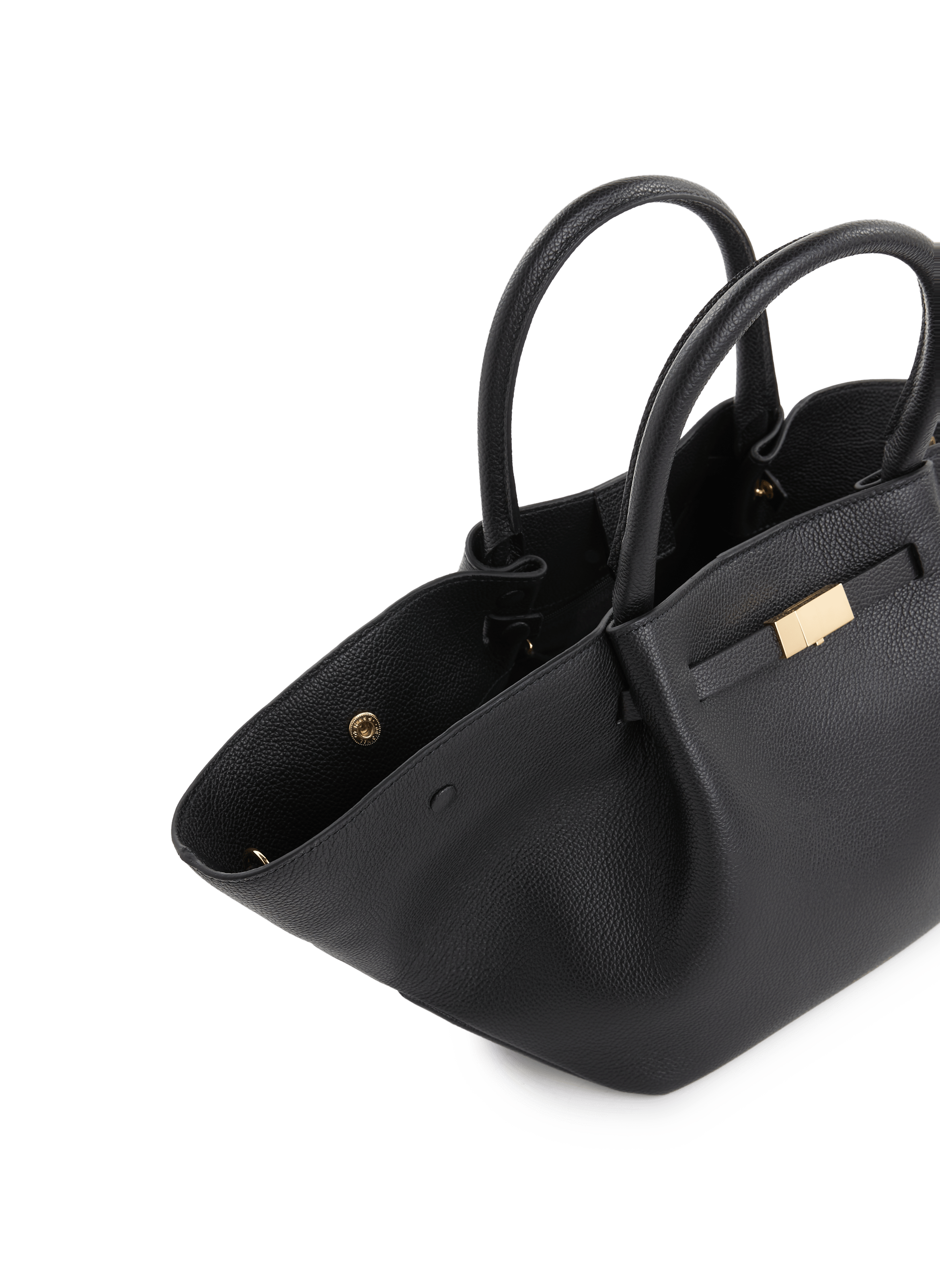 Striped leather handbag DEMELLIER LONDON