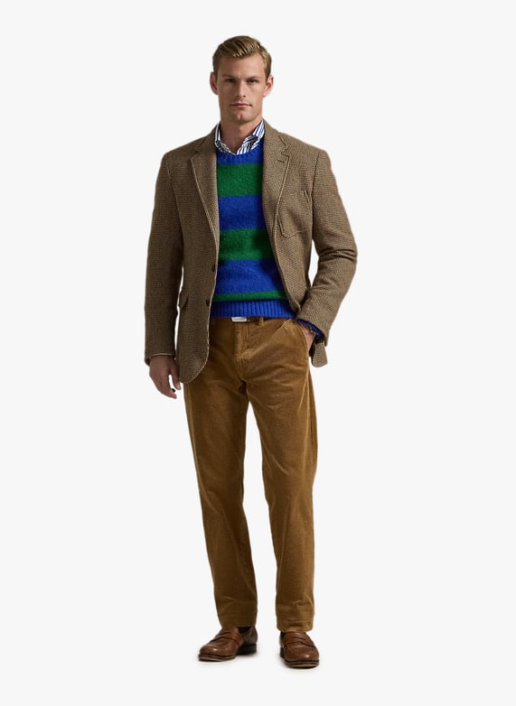 Straight corduroy trousers | Brown by POLO RALPH LAUREN Straight corduroy trousers Brown