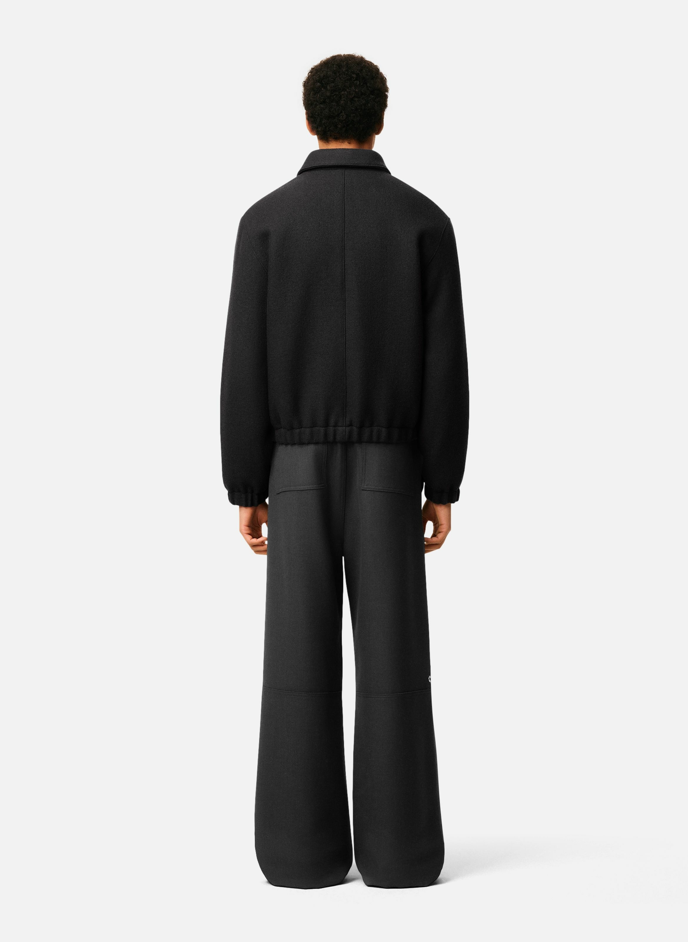 Blouson zippé ami de coeur en coton AMI PARIS Gris