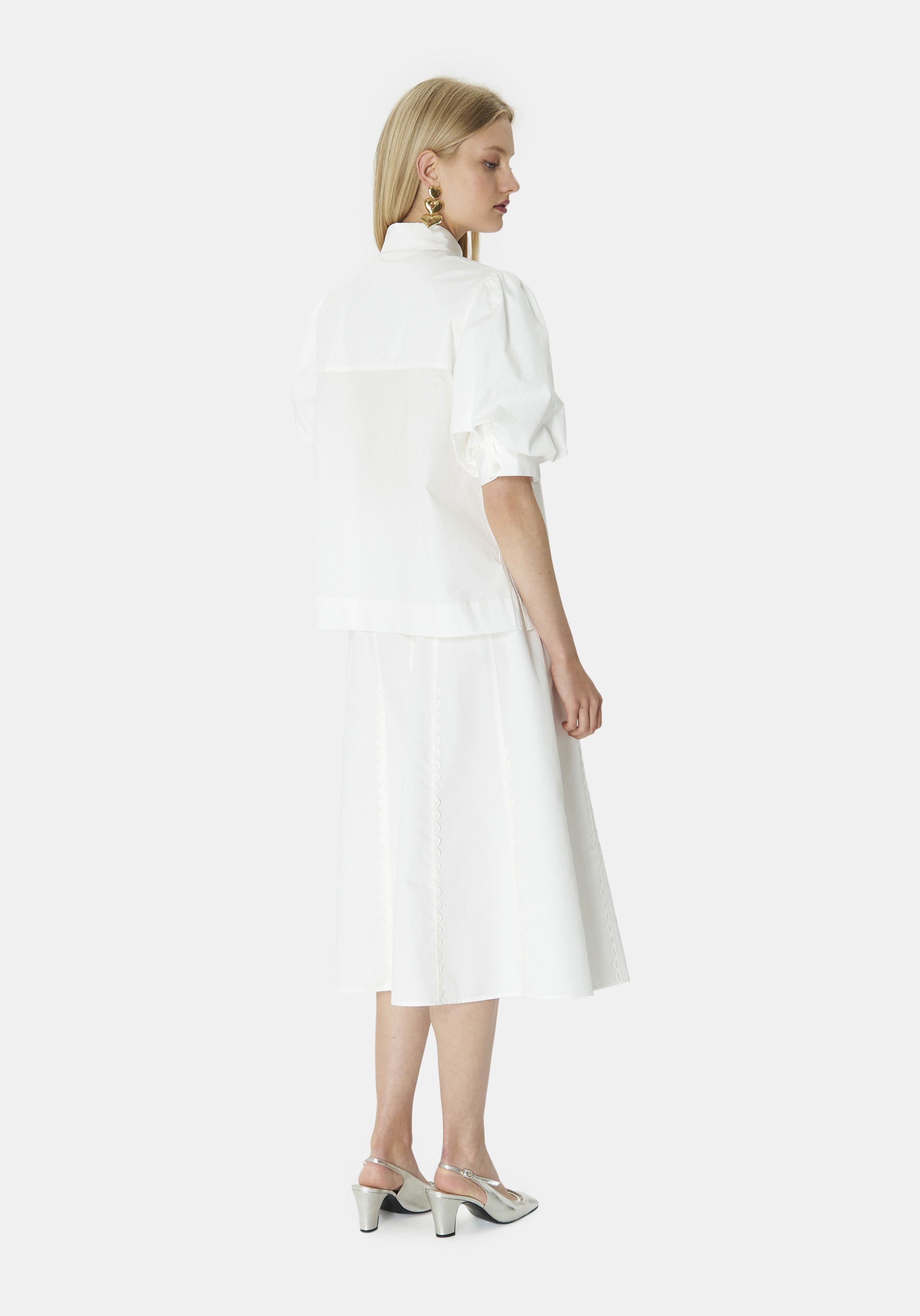 Chemise calypso TARA JARMON Blanc