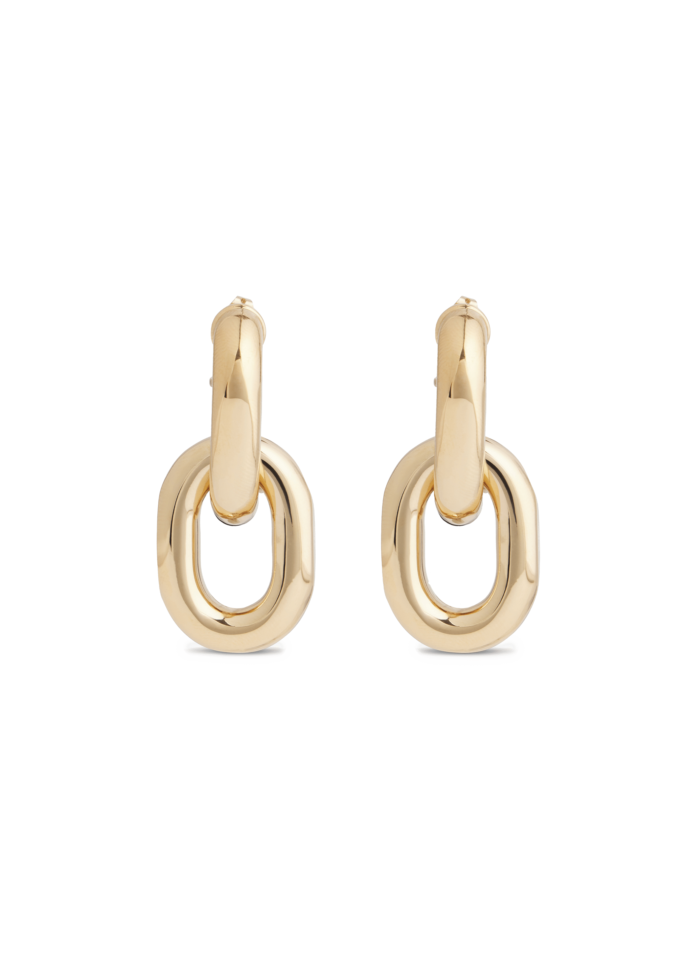 RABANNE Boucles d'oreille en laiton Doré