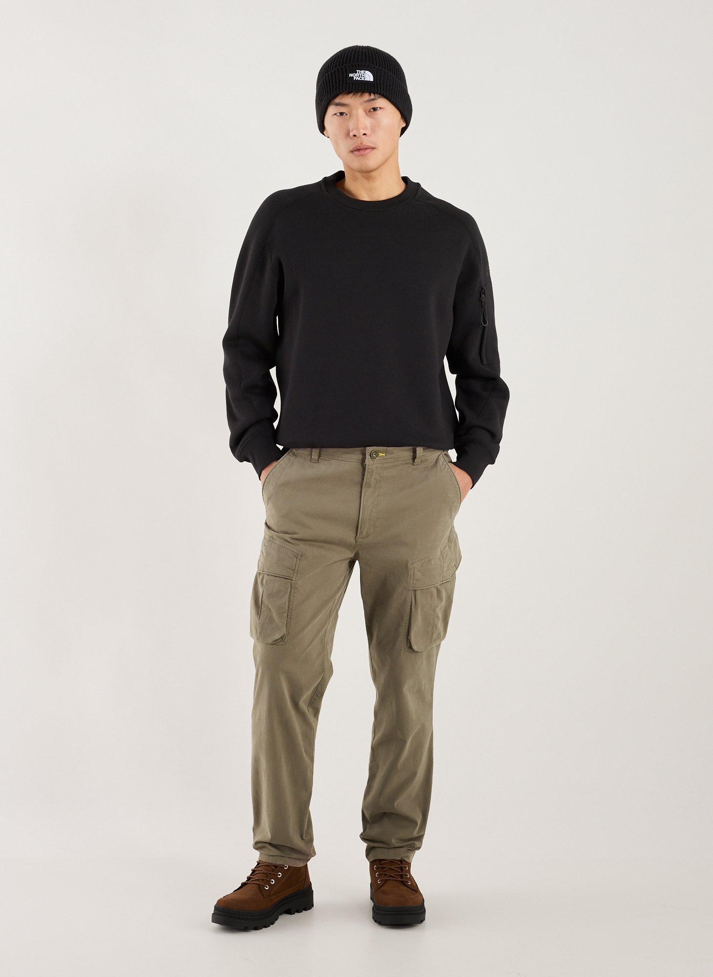 Pantalon cargo en coton  PARAJUMPERS Gris