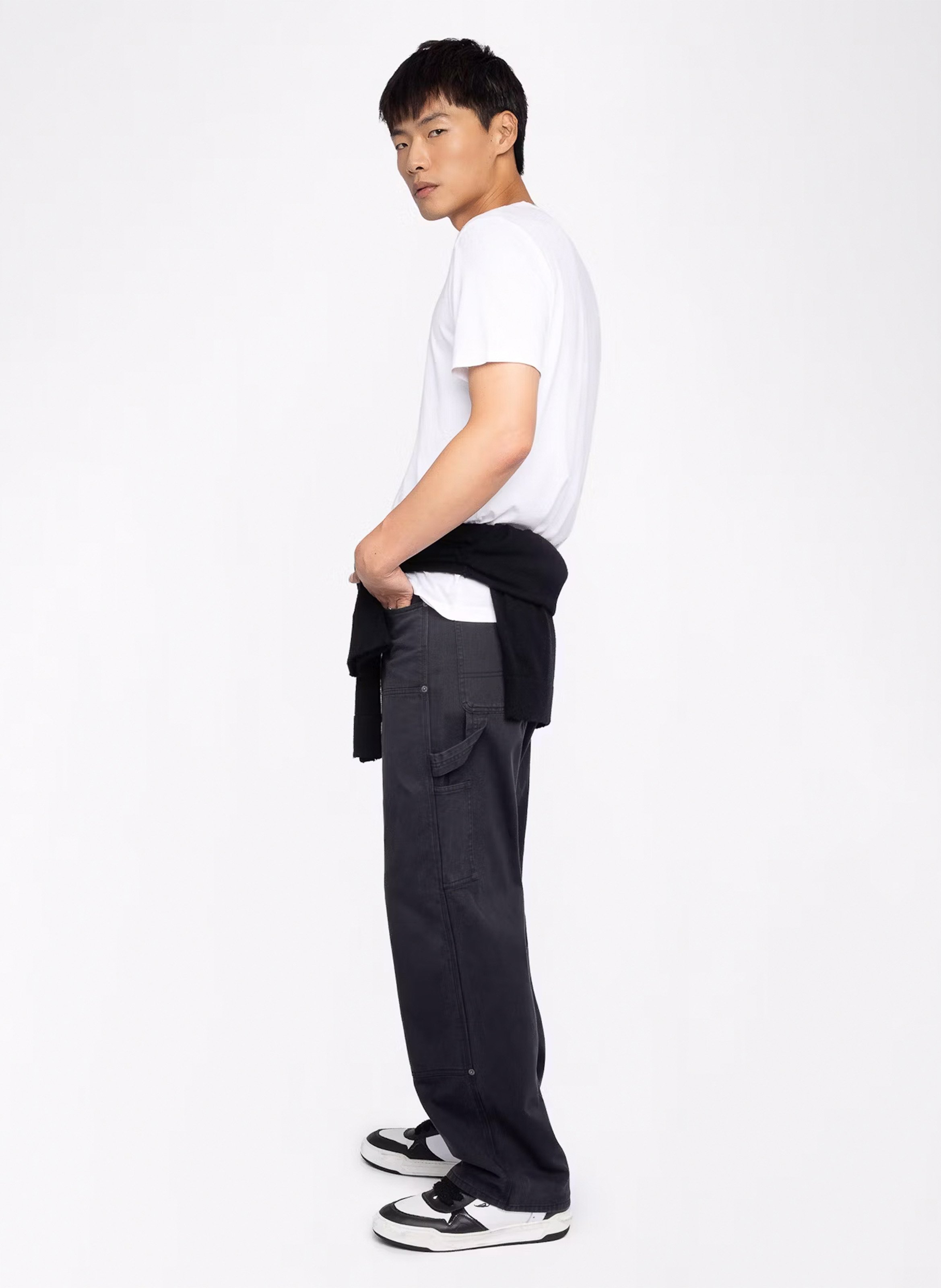 Tee-shirt col rond en coton tommy ZADIG&VOLTAIRE Blanc