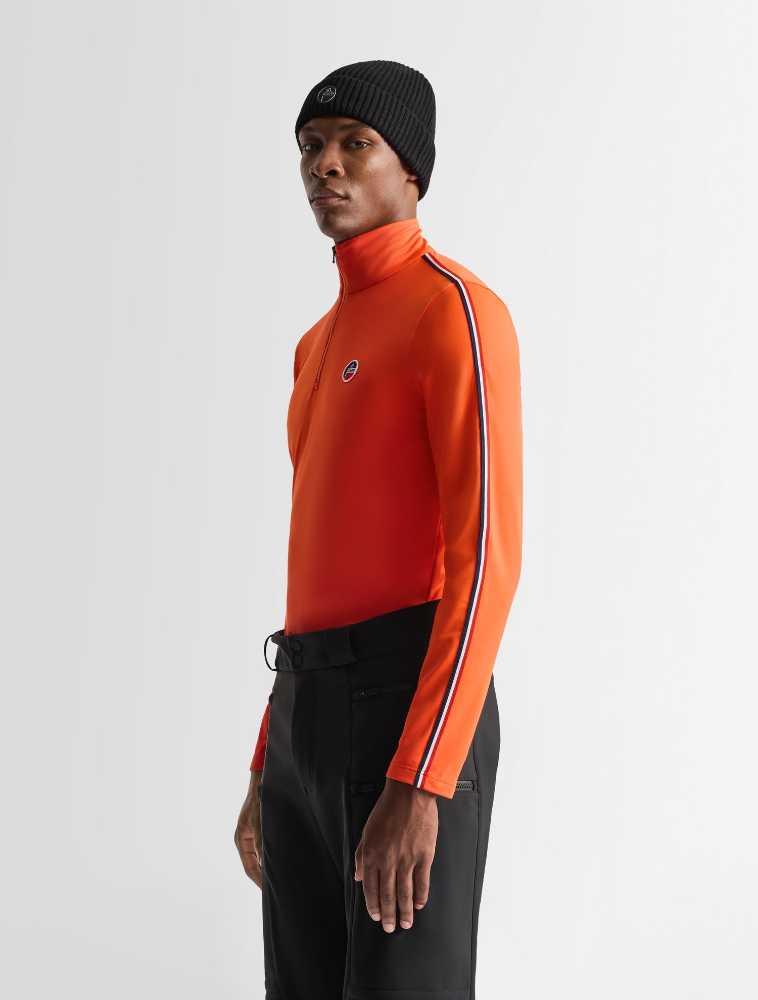 Sous pull mario col montant coupe regular FUSALP Orange