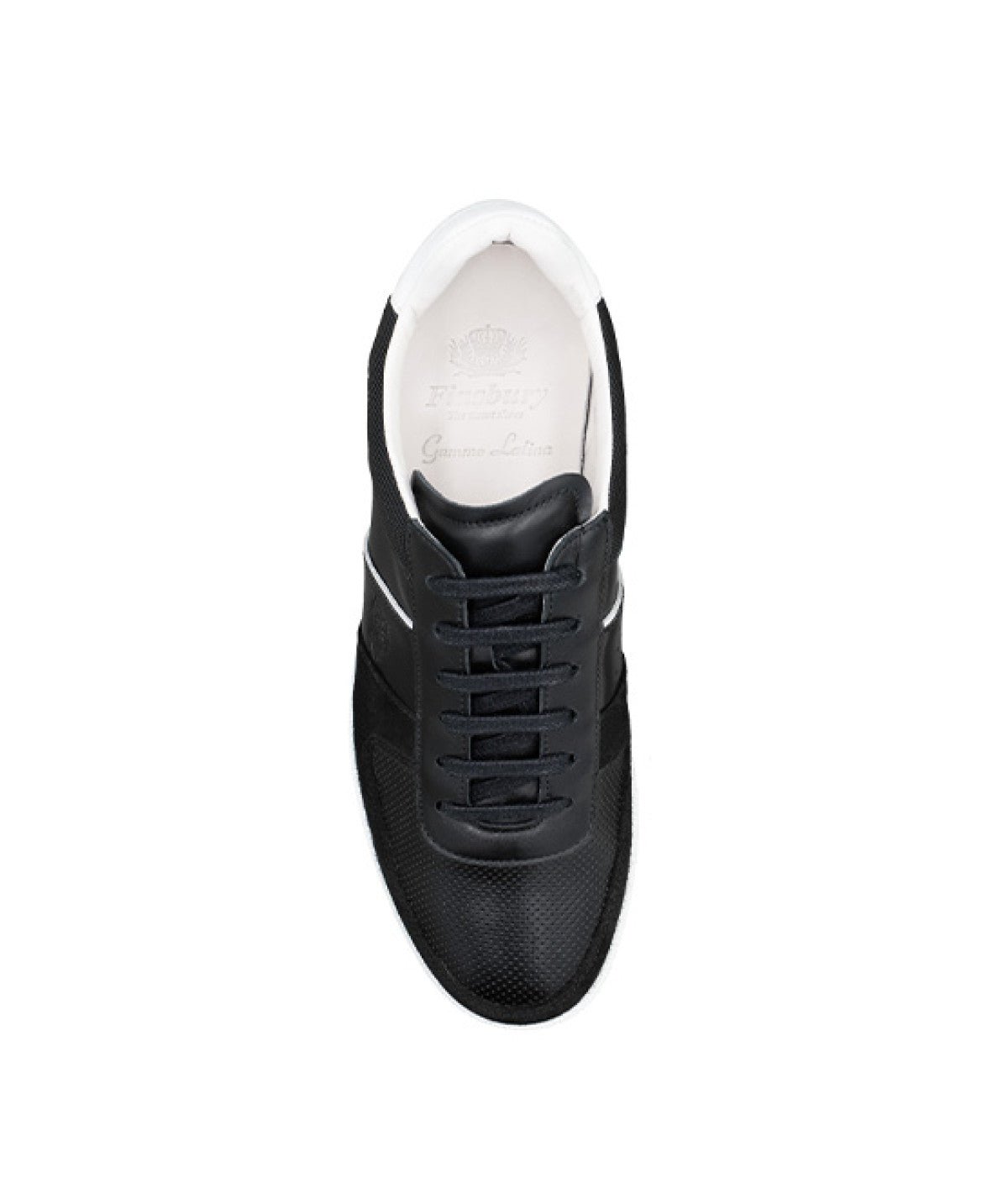 Sneakers cuir grant FINSBURY Noir