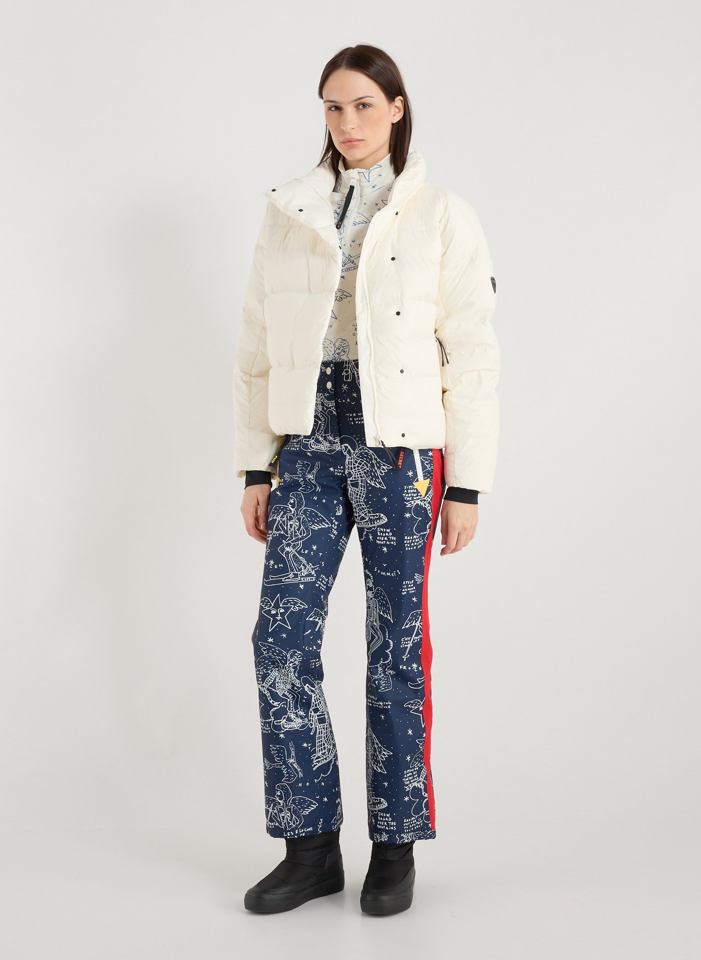 Loose-fitting down jacket ROSSIGNOL White