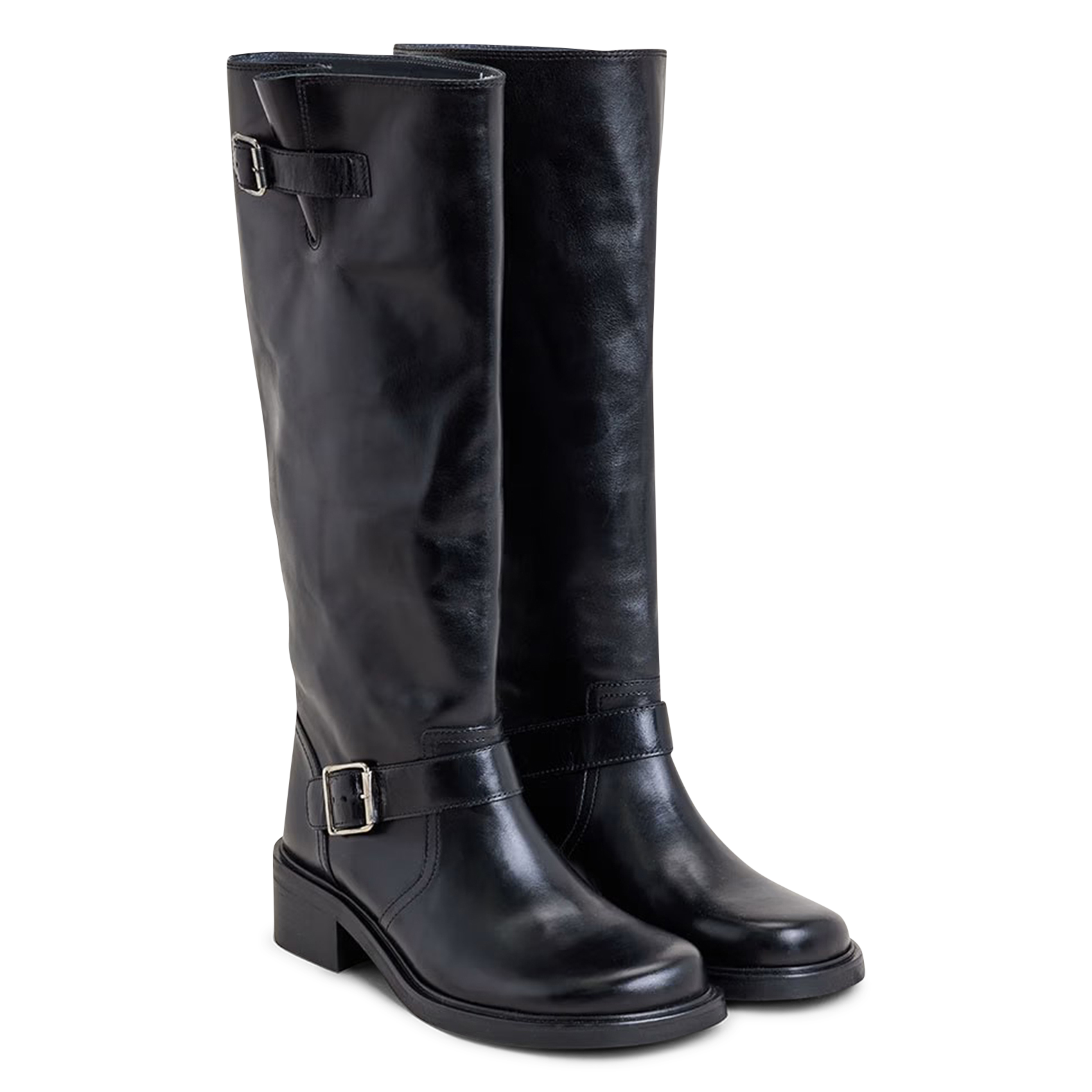 Bottes en cuir darjorie JONAK Noir