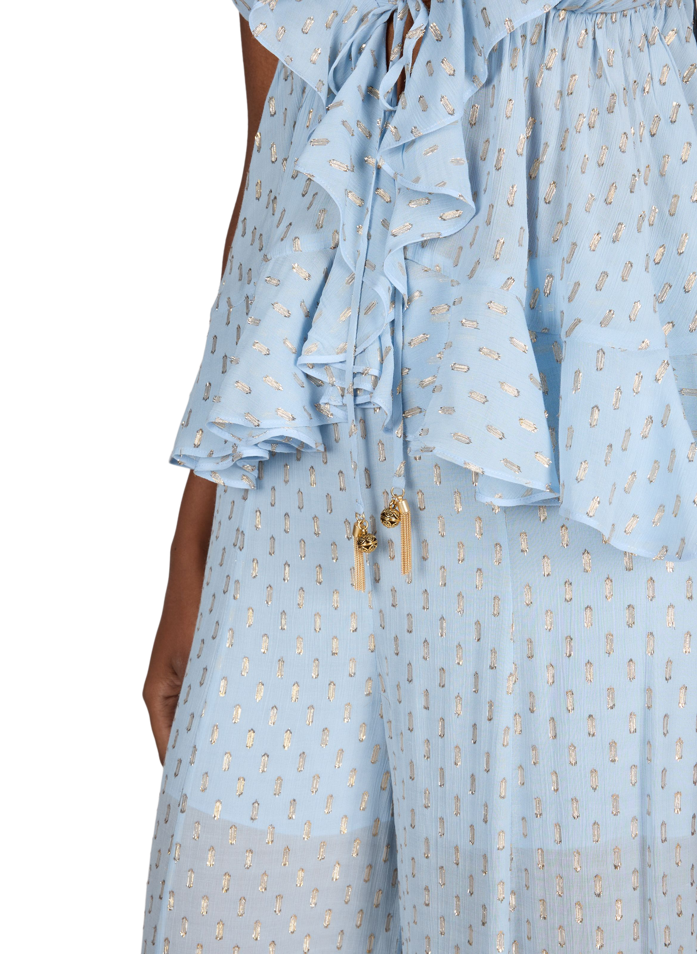 Fluid top with thin straps ZIMMERMANN Multicolour