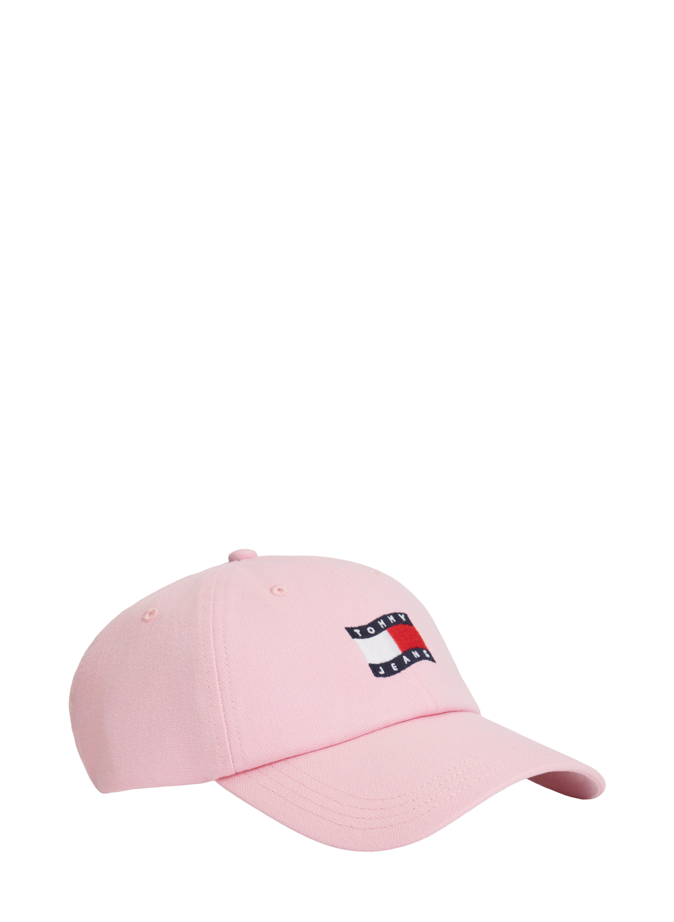 Casquette à logo en coton TOMMY HILFIGER Rose