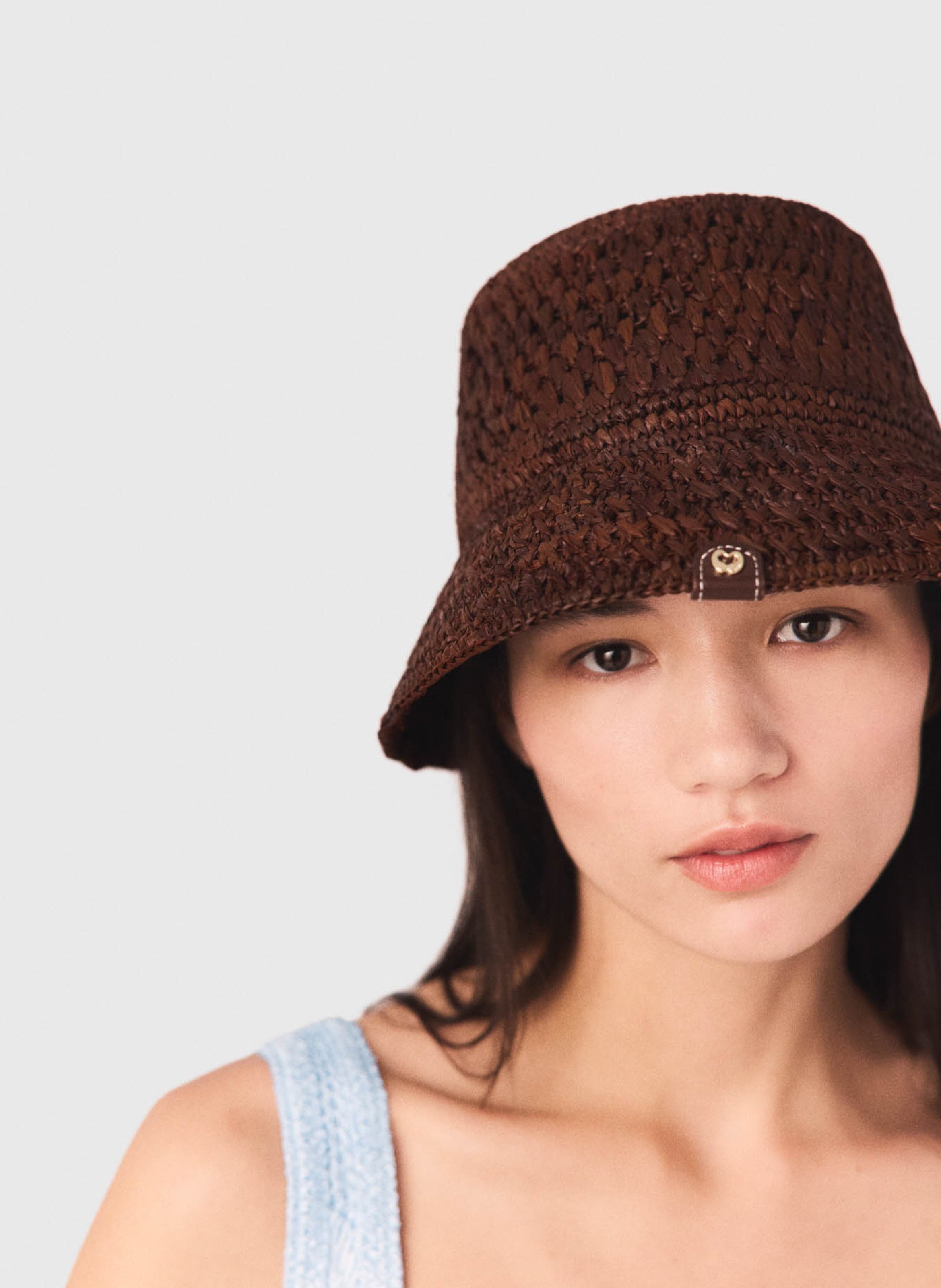 Bob en crochet MAJE Marron