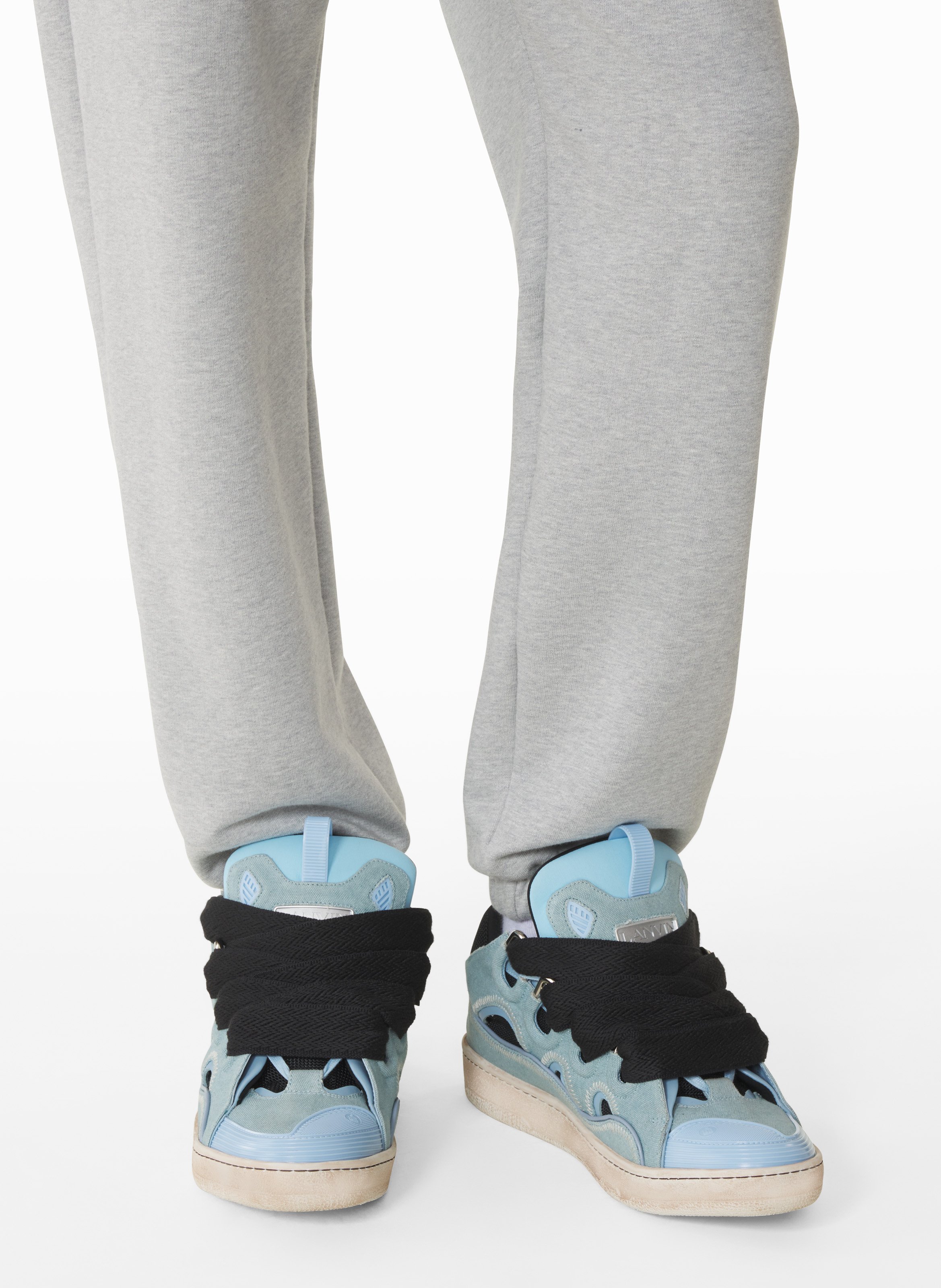Sneakers curb en canvas LANVIN Bleu