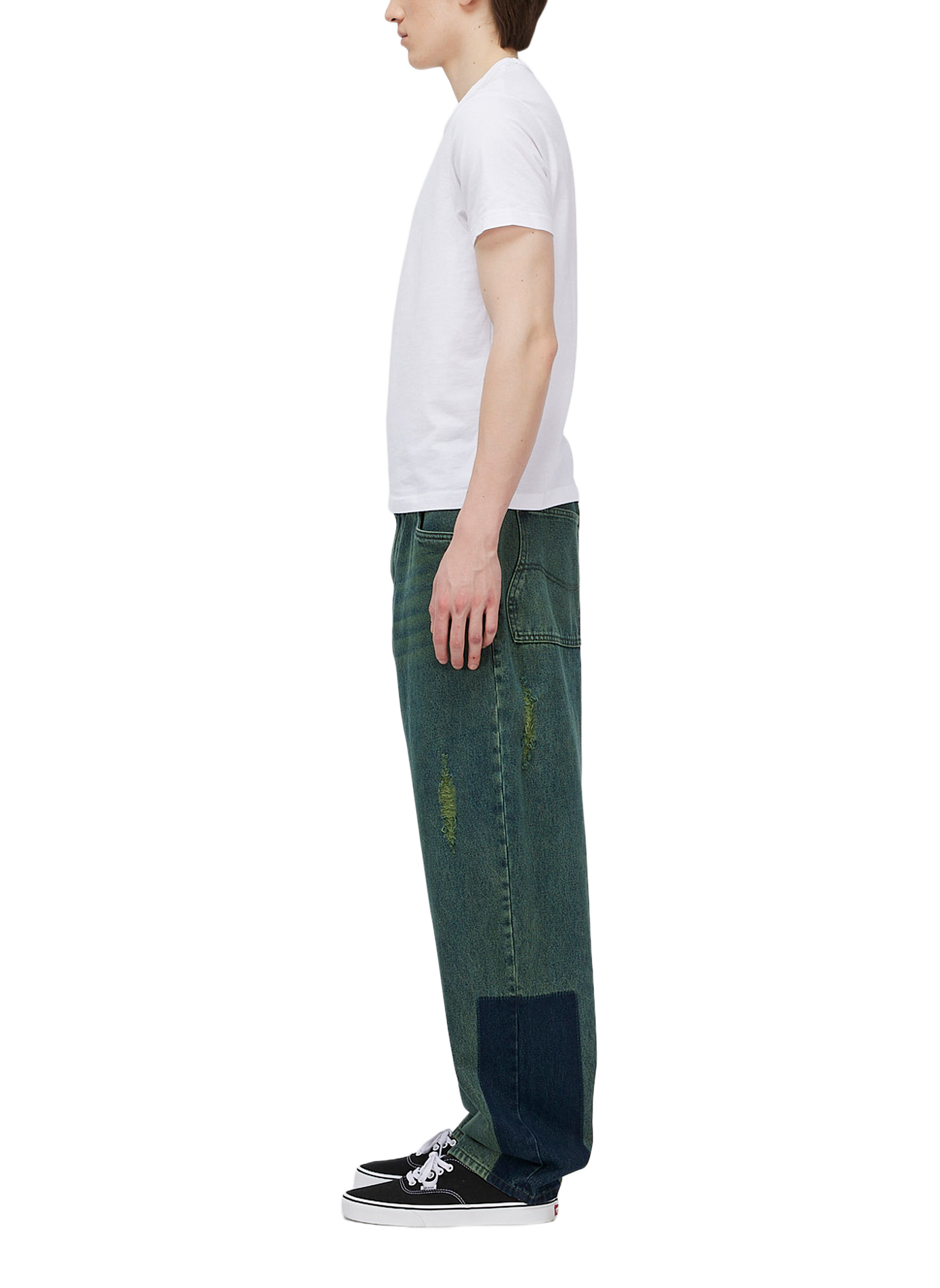 Wide-leg cotton jeans DIME Blue