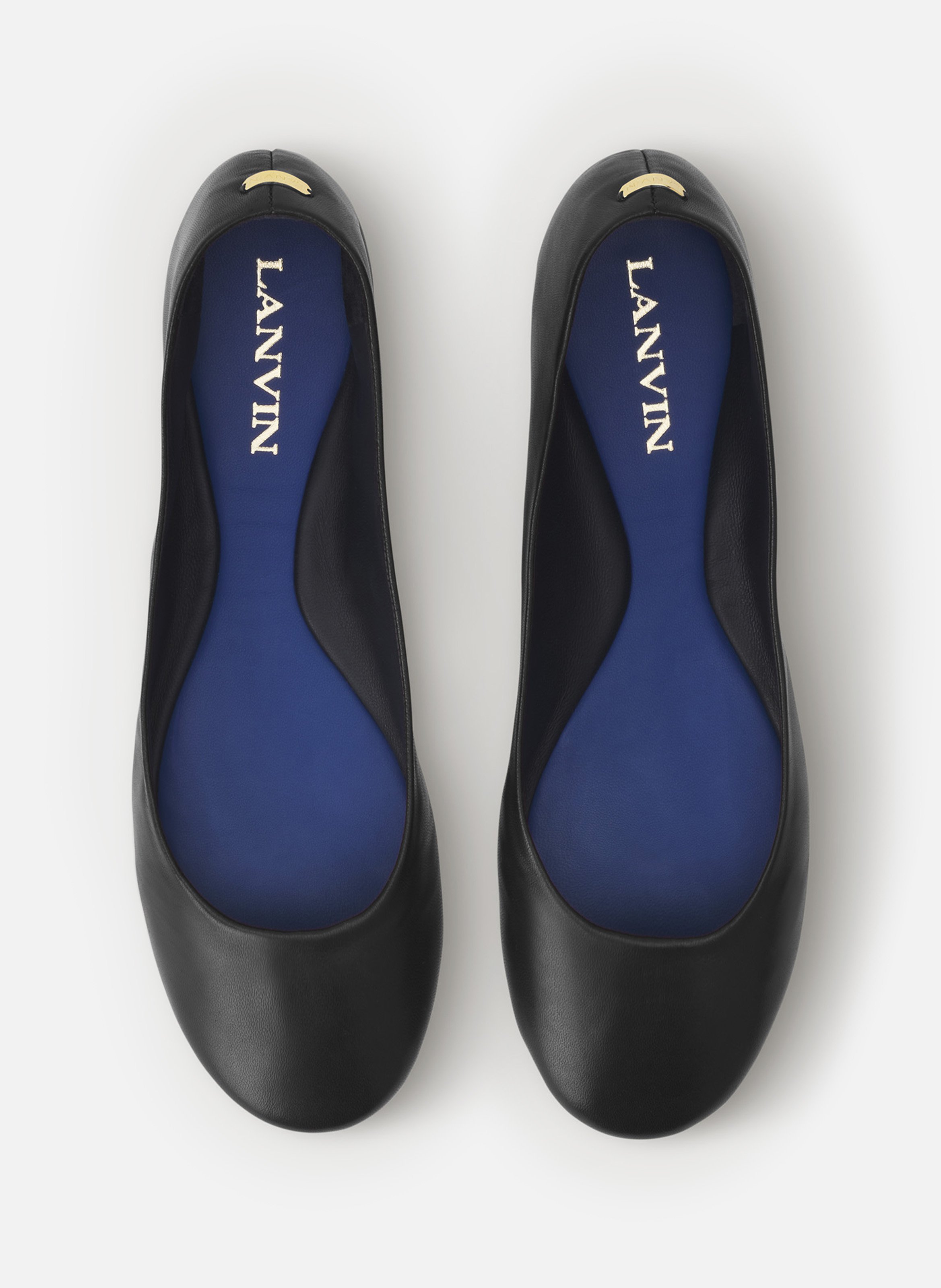 La ballerine en cuir LANVIN Noir