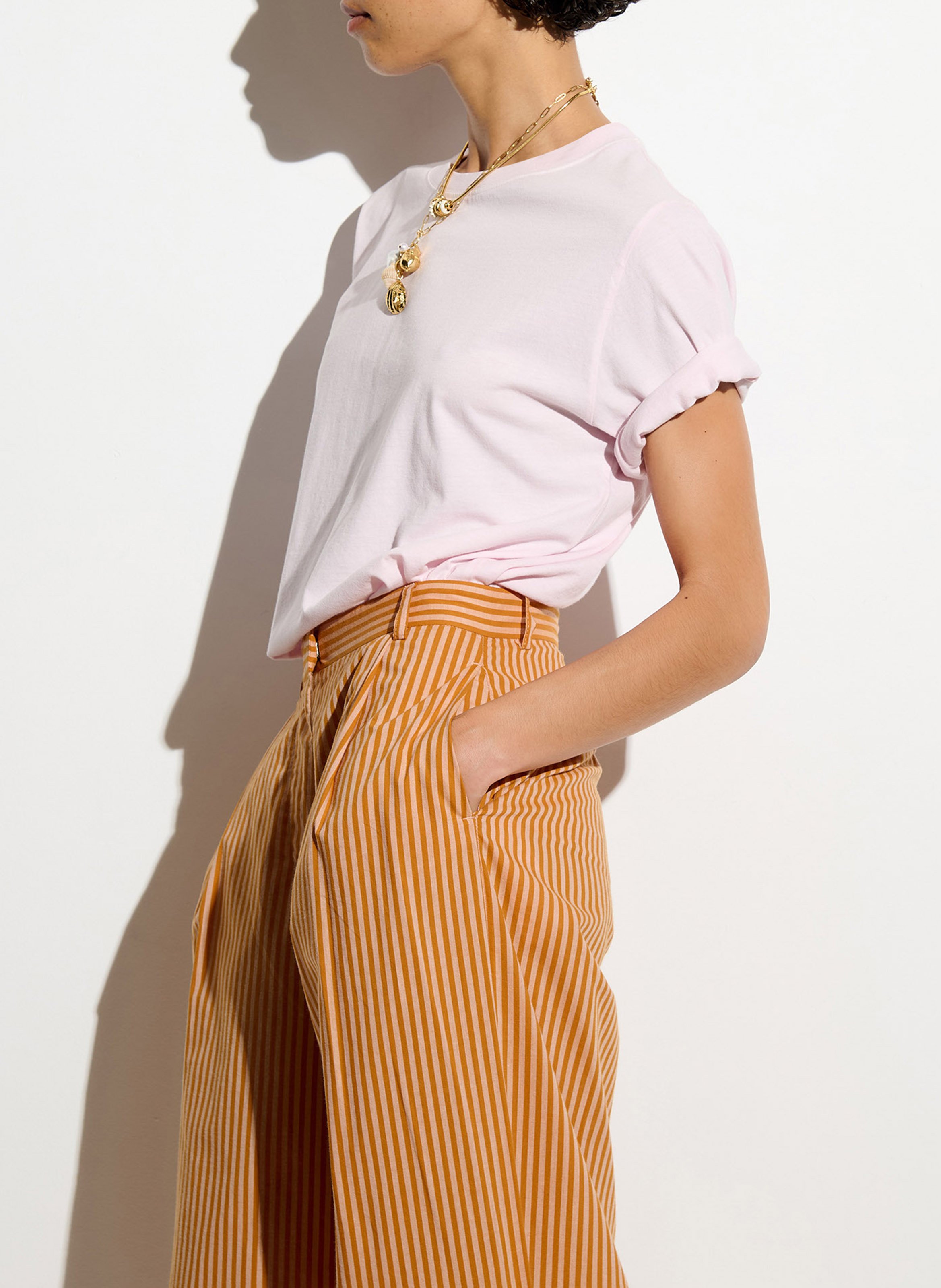Tee-shirt oversize en coton sergio SESSUN Rose