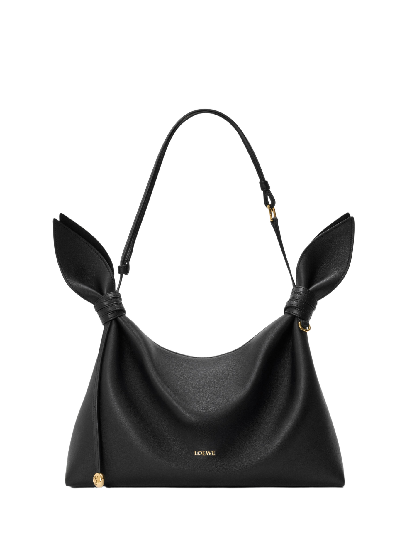 Sac Scarf moyen en cuir de veau lisse LOEWE Beige