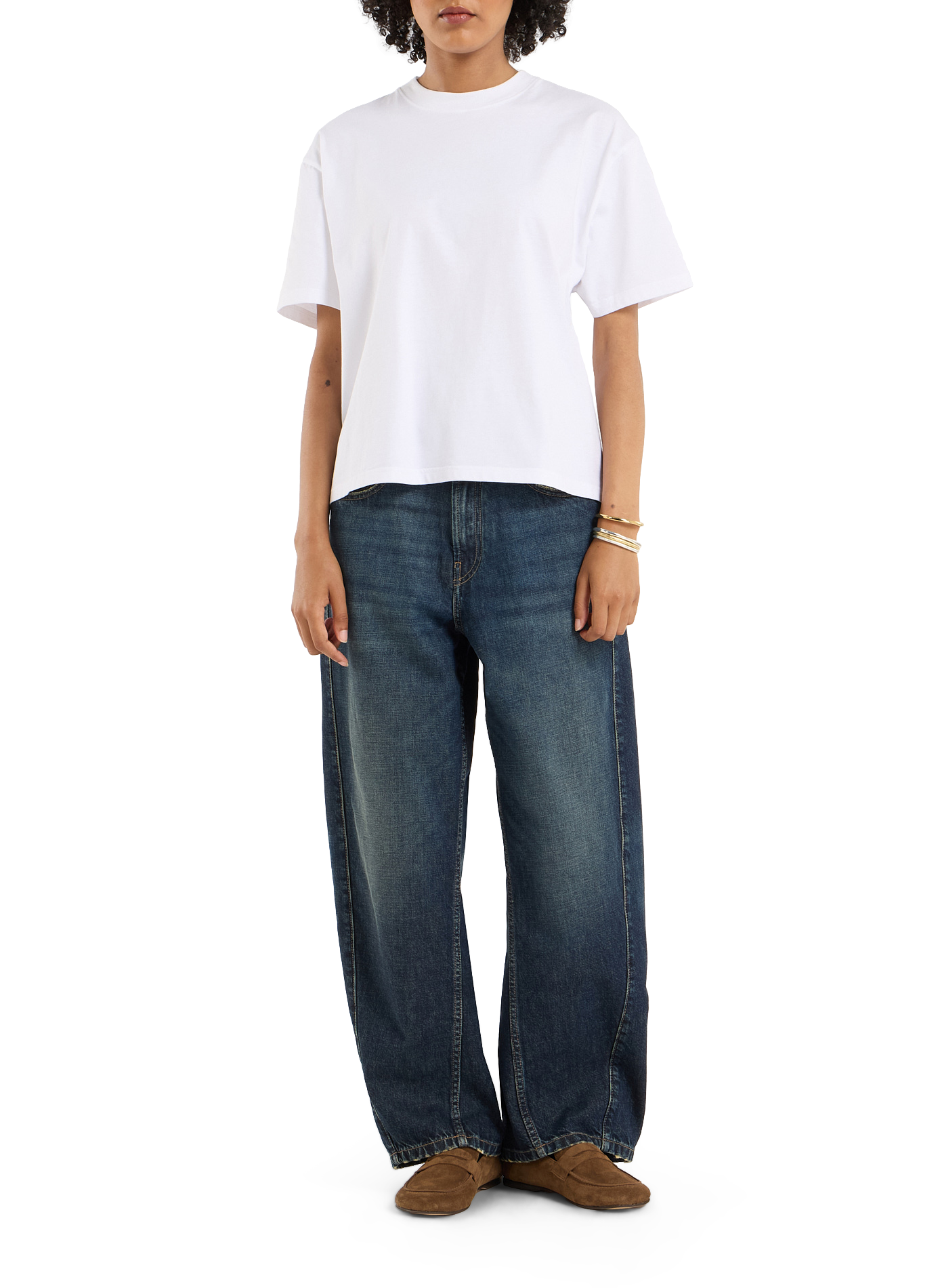 Jean large en coton | Bleu SAISON 1865 Femme