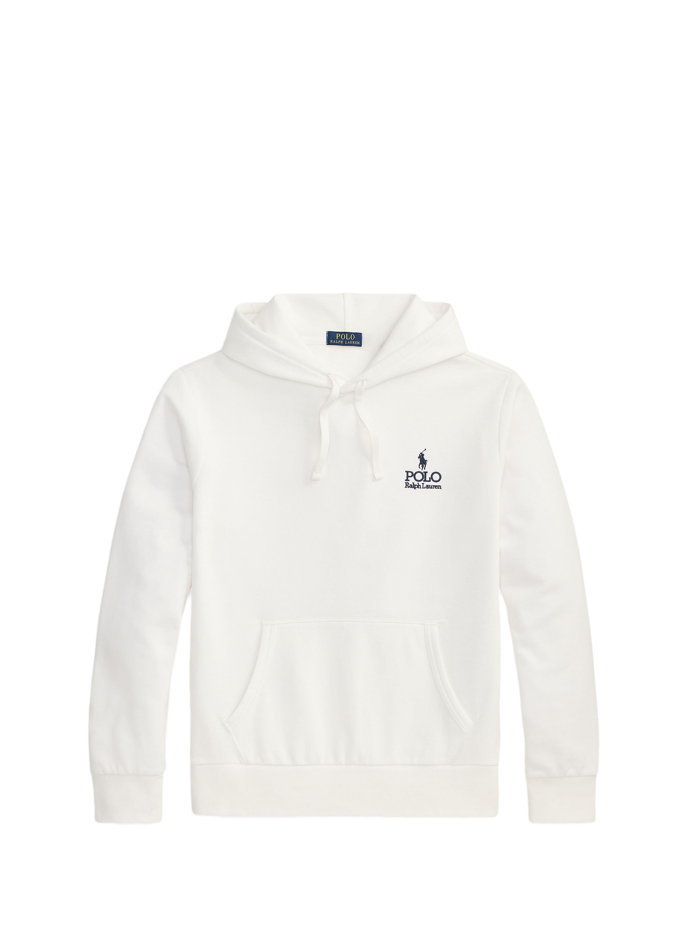 Sweat à capuche en coton mélangé POLO RALPH LAUREN Blanc