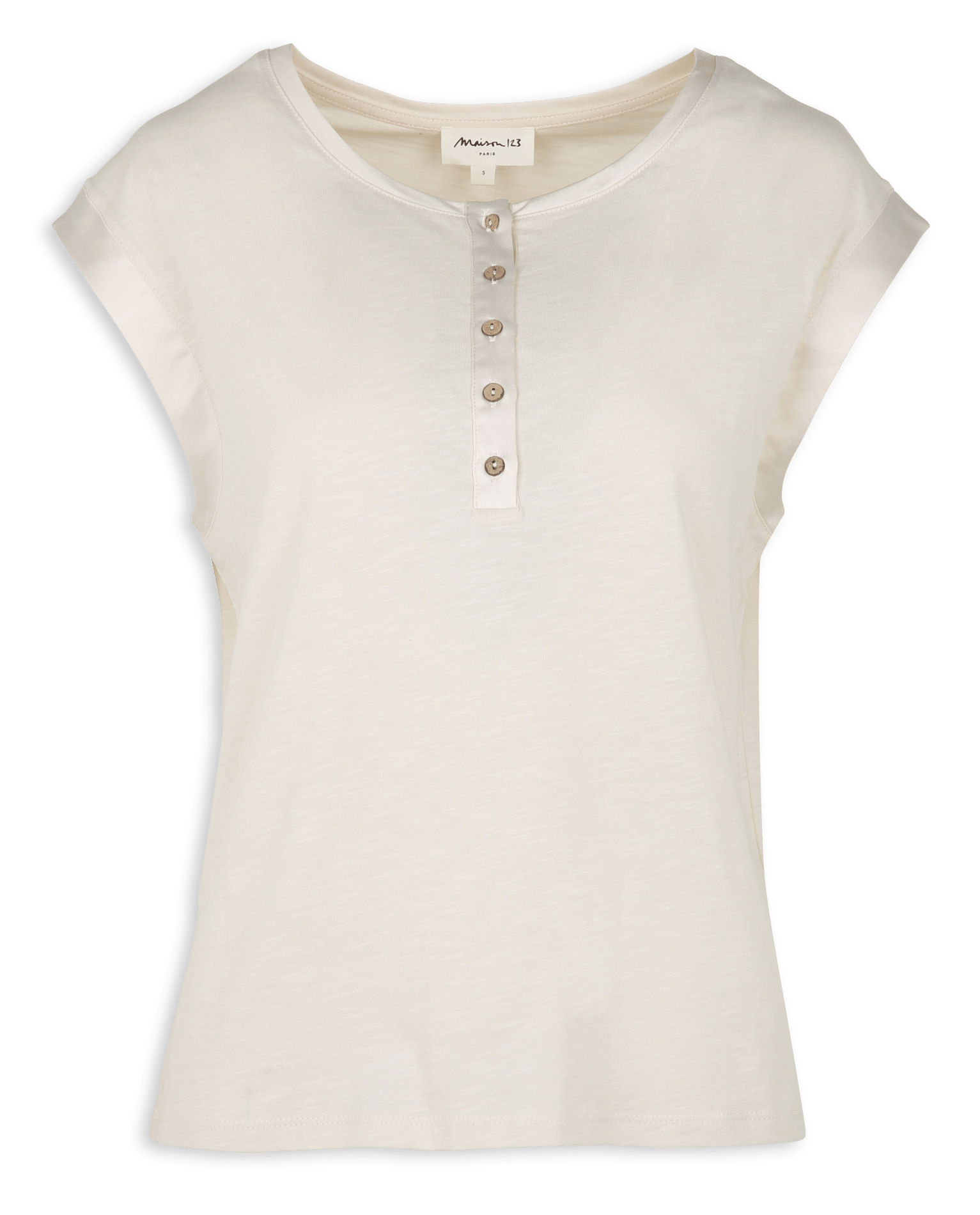 Tee-shirt oversize en coton terence MAISON 123 Beige
