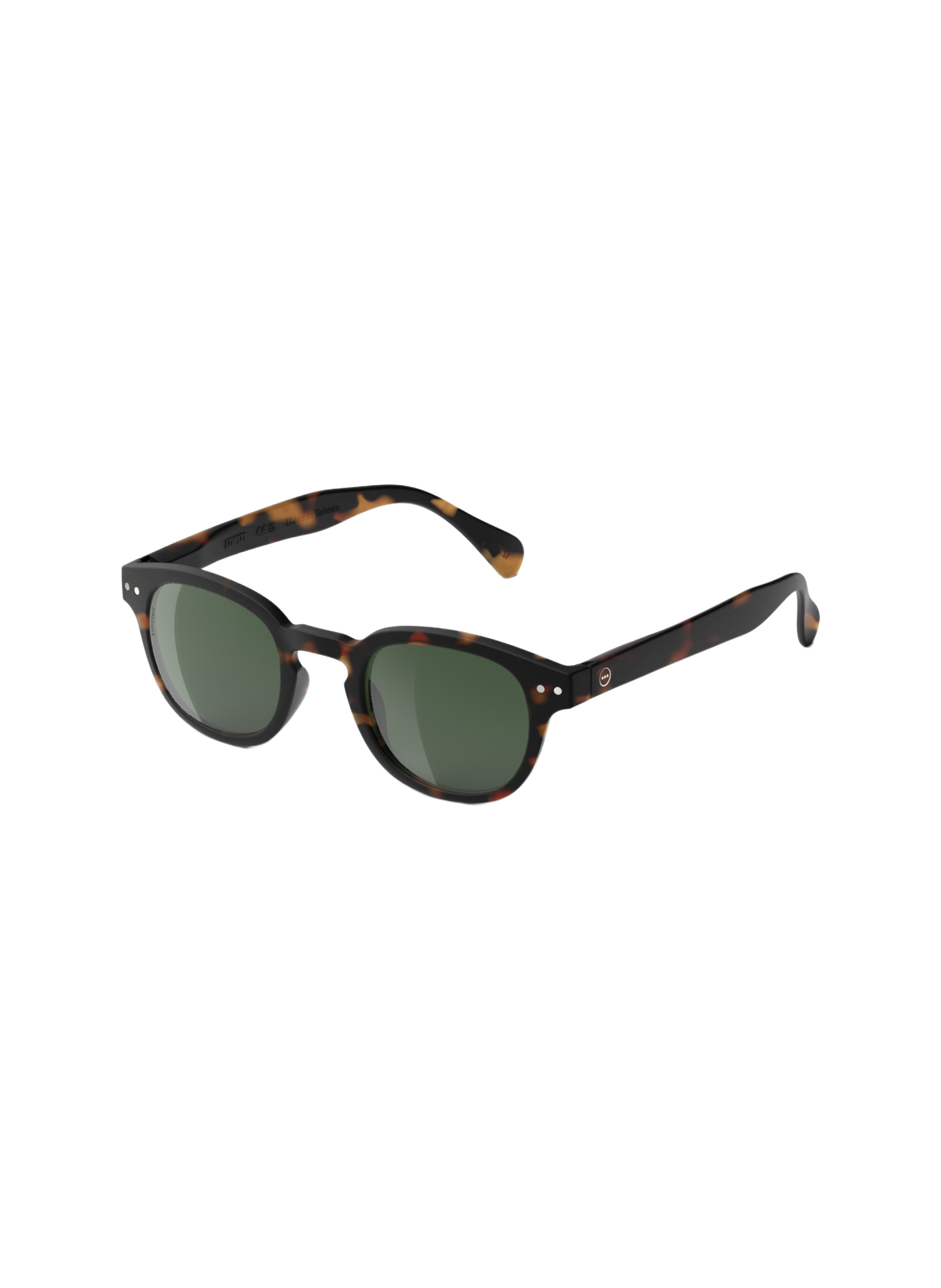 Round tie-dye sunglasses IZIPIZI Brown