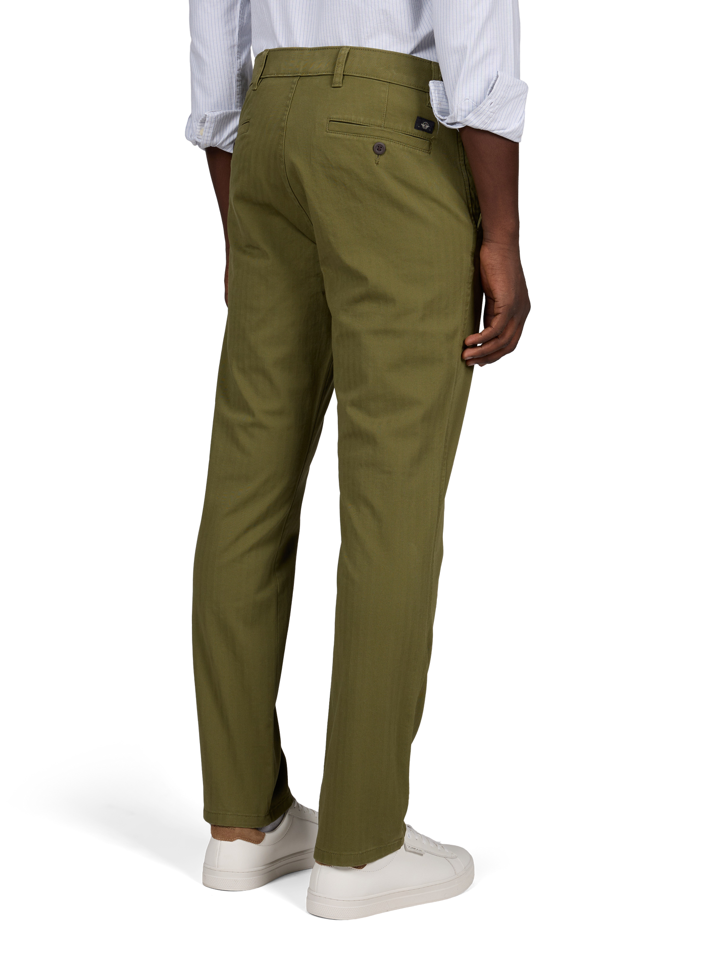 Pantalon chino slim en coton mélangé DOCKERS Kaki