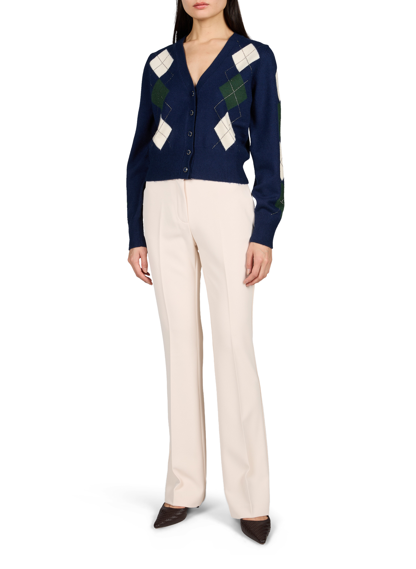 Weiter Cardigan GRACIE mit Muster GUESS Blau