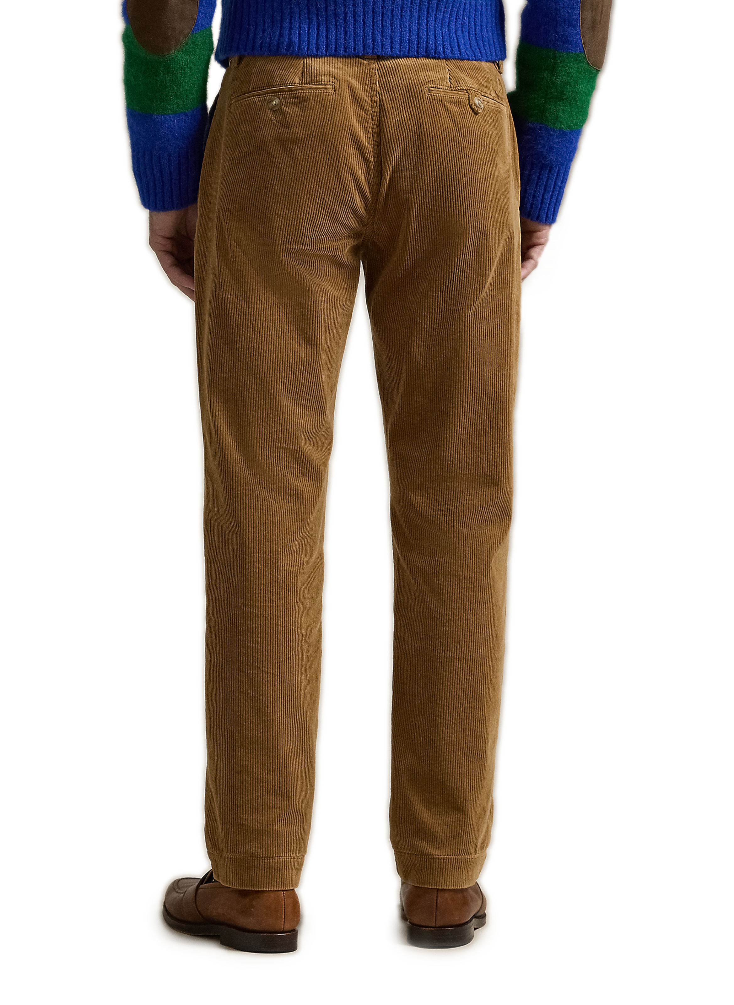 Straight corduroy trousers POLO RALPH LAUREN Brown