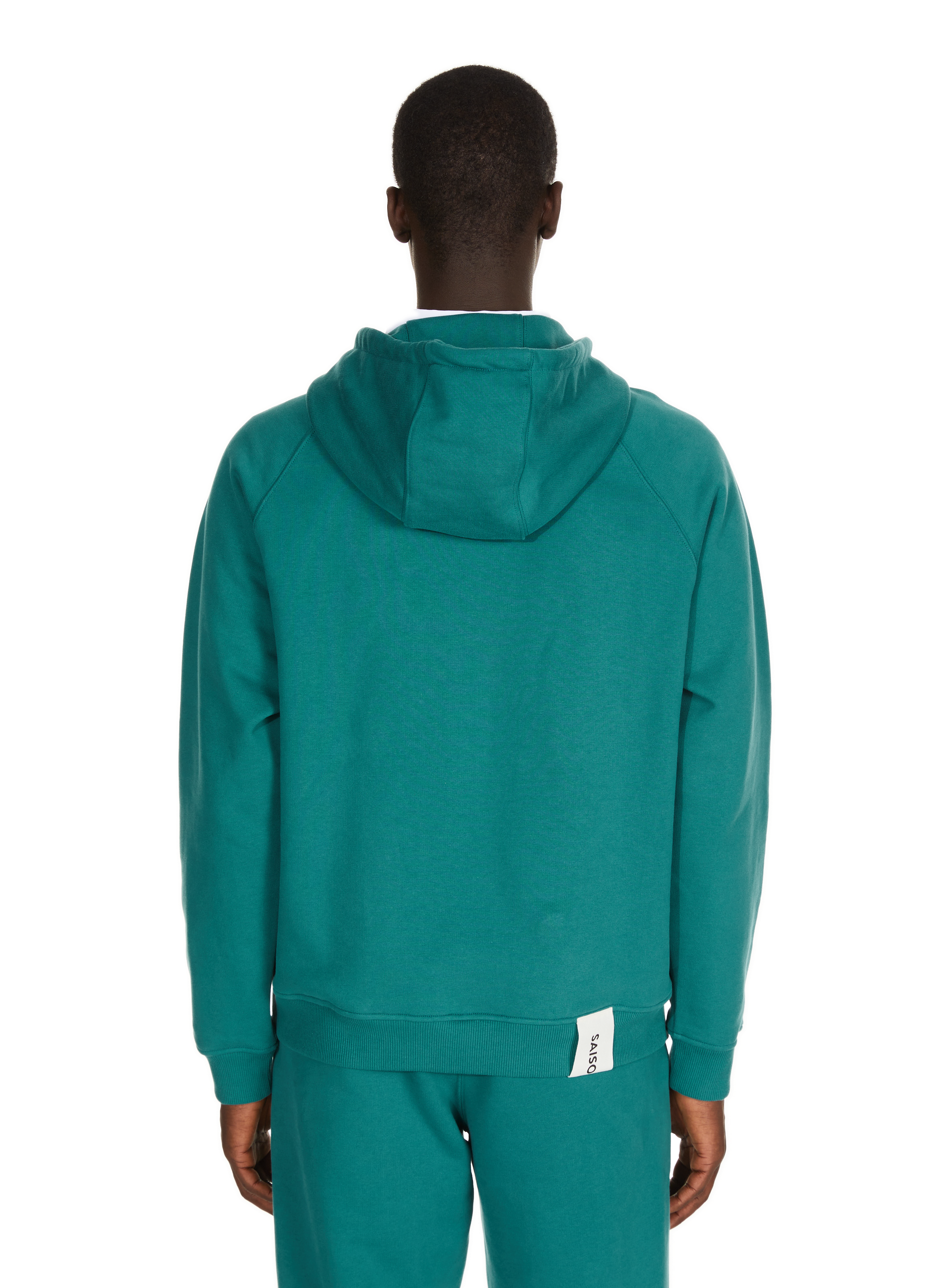 Hoodie Eavin en coton  SAISON 1865 Vert