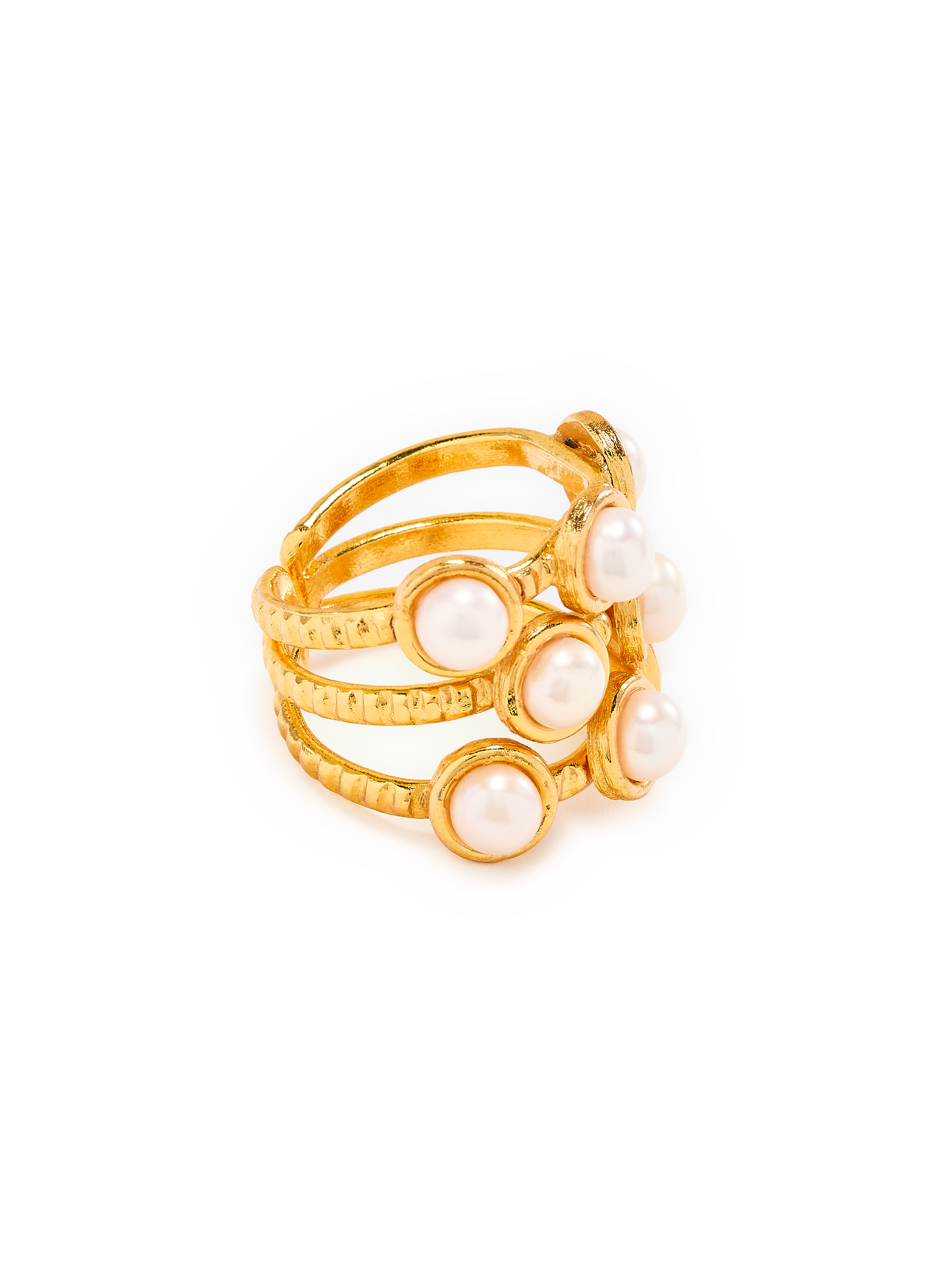 Bague Thalita SYLVIA TOLEDANO Blanc