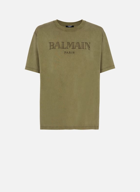 T-shirt brodé balmain vintage Vert by BALMAIN BALMAIN T-shirt brodé balmain vintage Vert