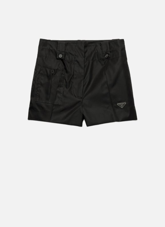 Short en re-nylon Noir by PRADA PRADA Short en re-nylon Noir