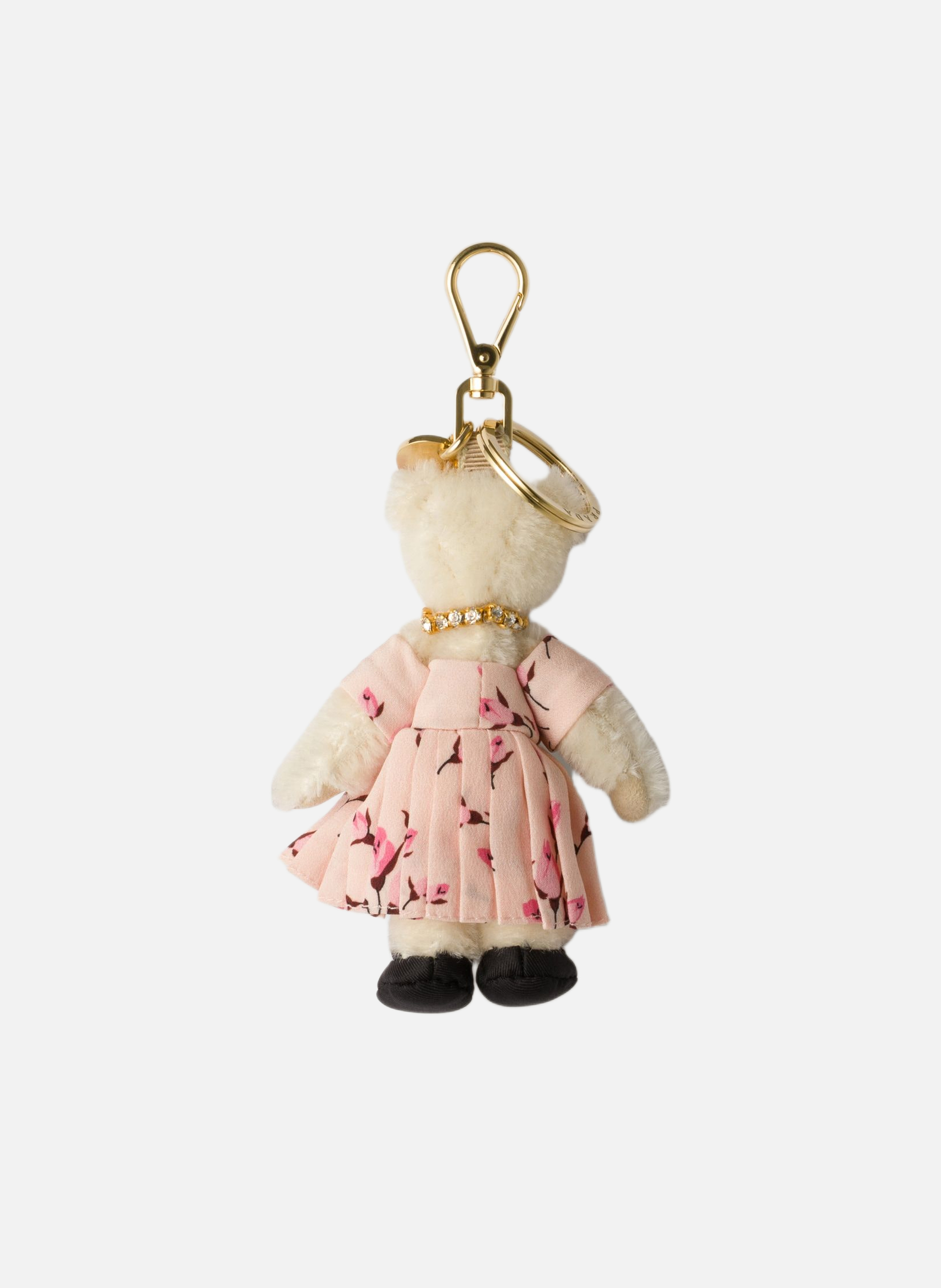 Charm porte-clés teddy PRADA Blanc